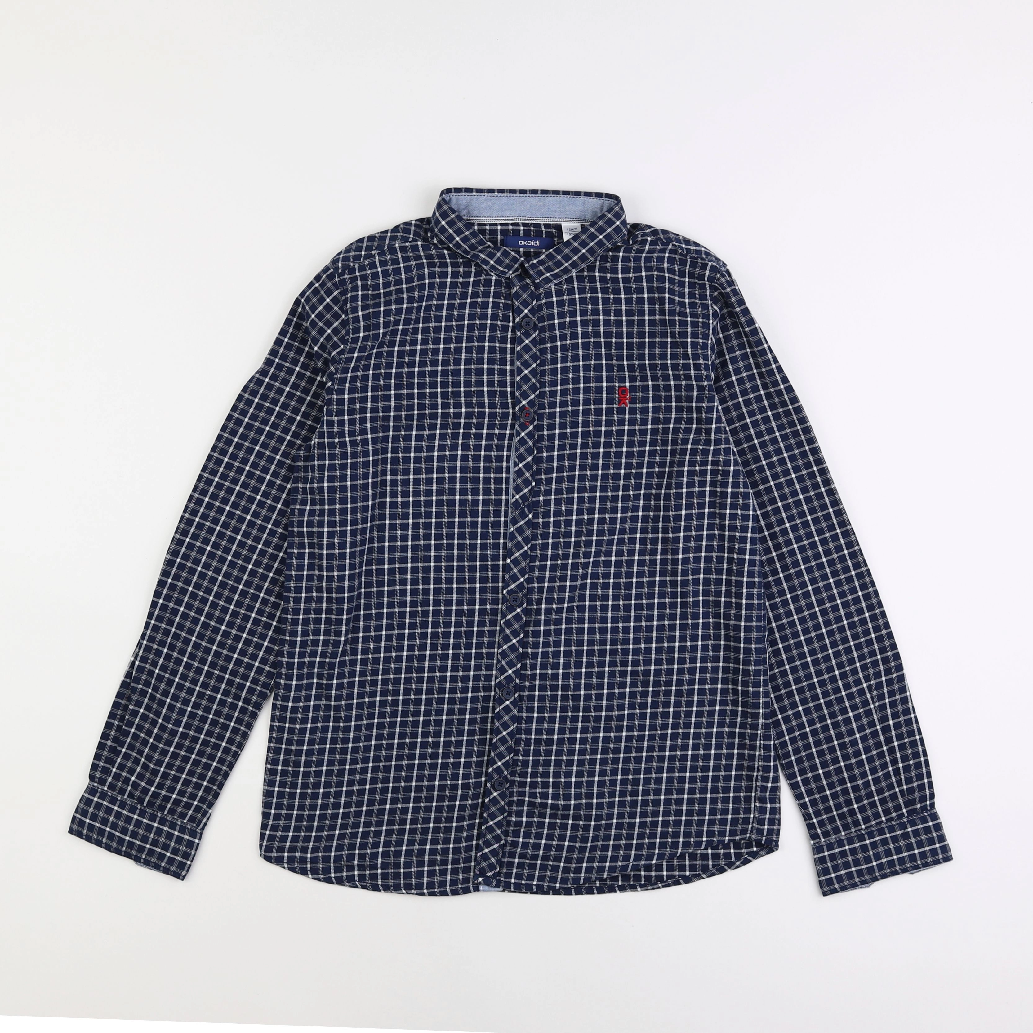 Okaidi - chemise bleu - 12 ans