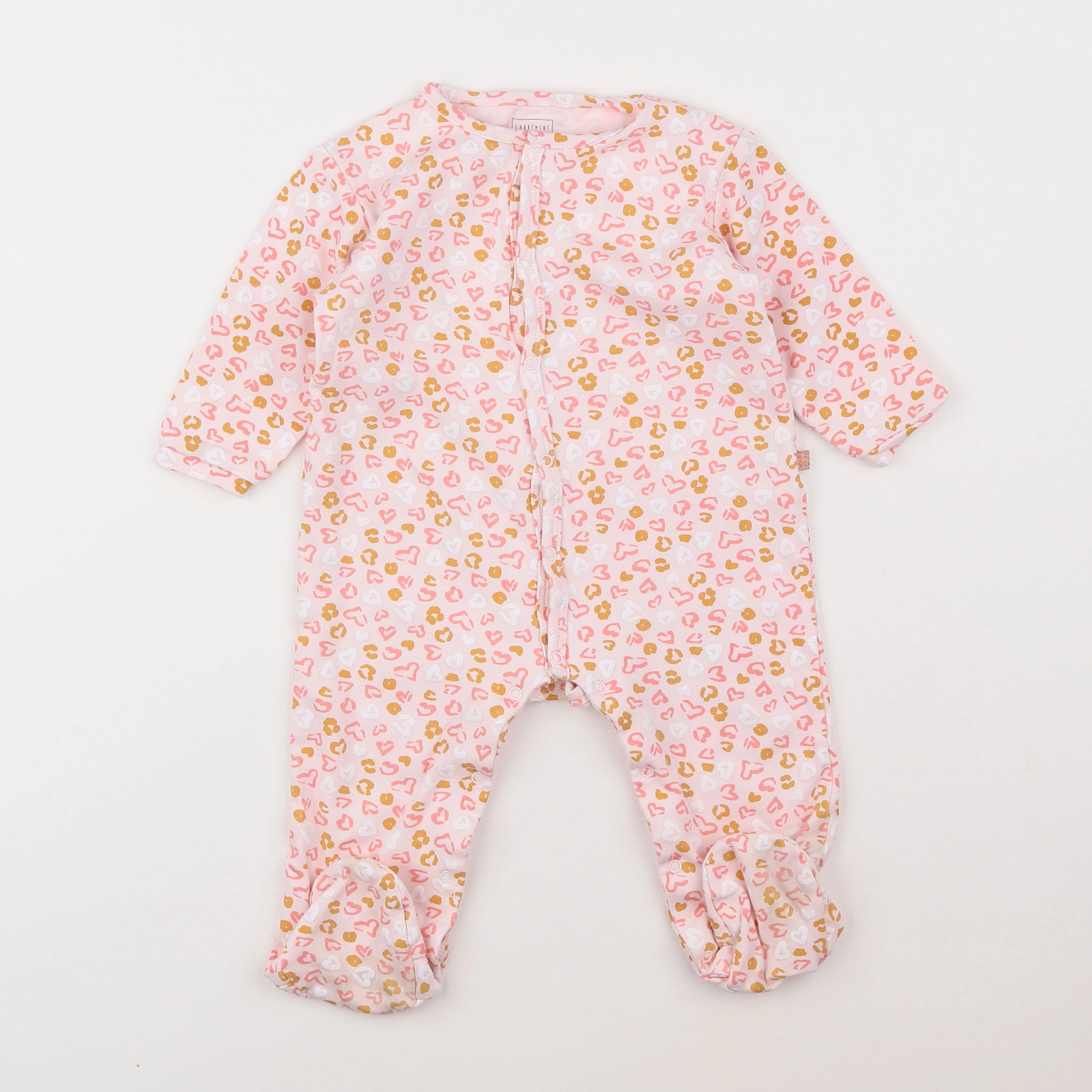 Carrément Beau - pyjama coton rose - 18 mois