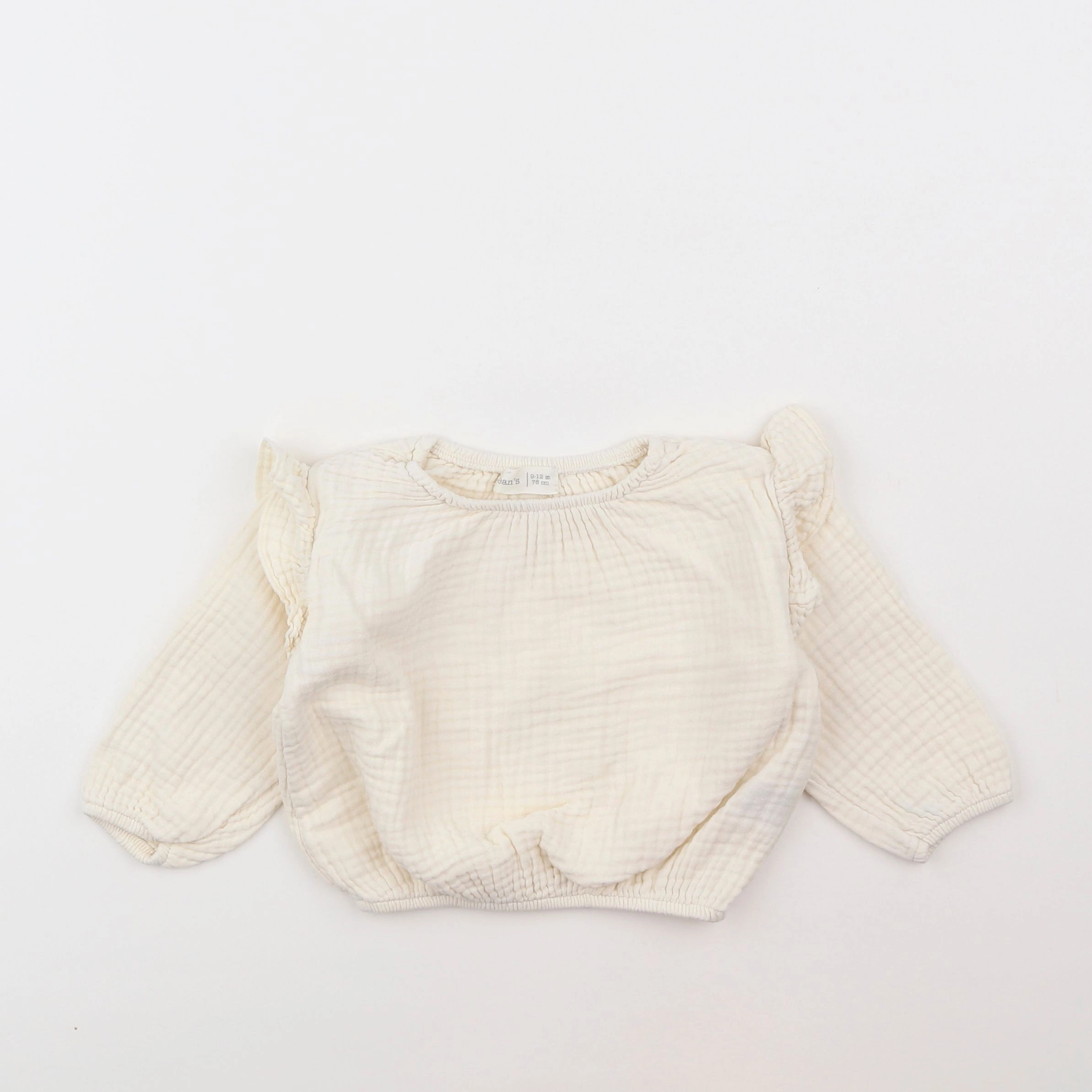 Bean's barcelona - blouse beige - 9/12 mois