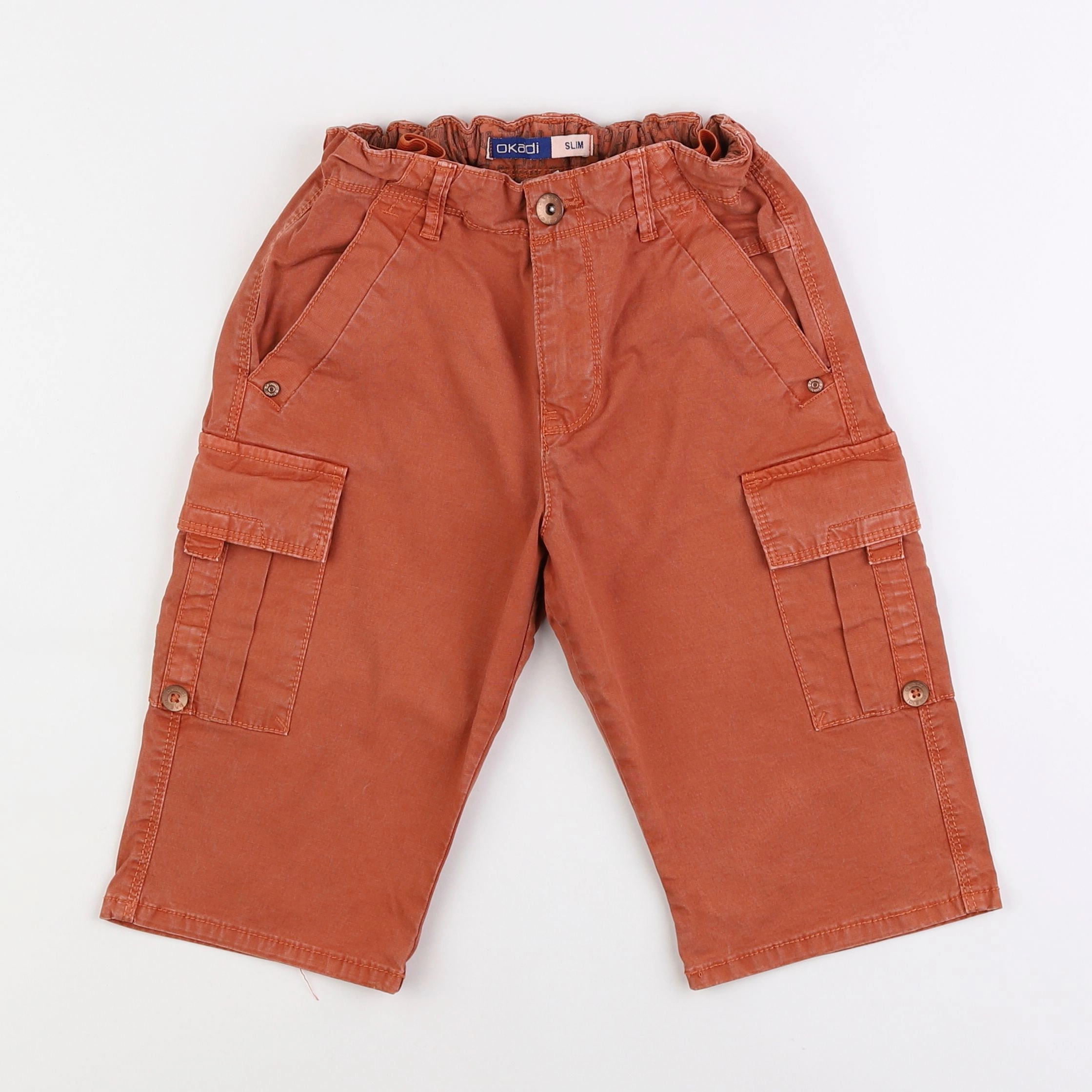 Okaidi - short orange - 10 ans