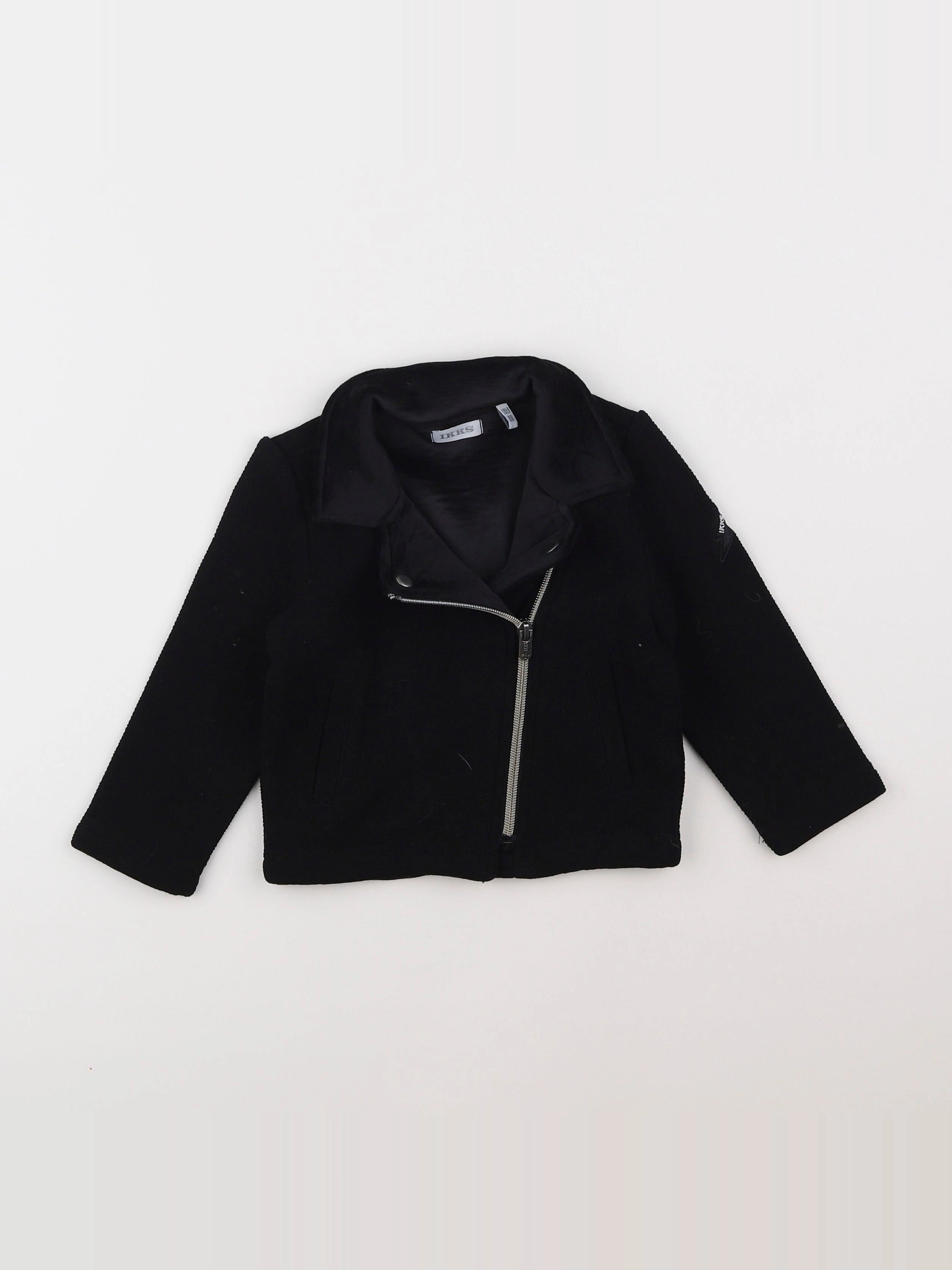 IKKS - veste noir - 18 mois