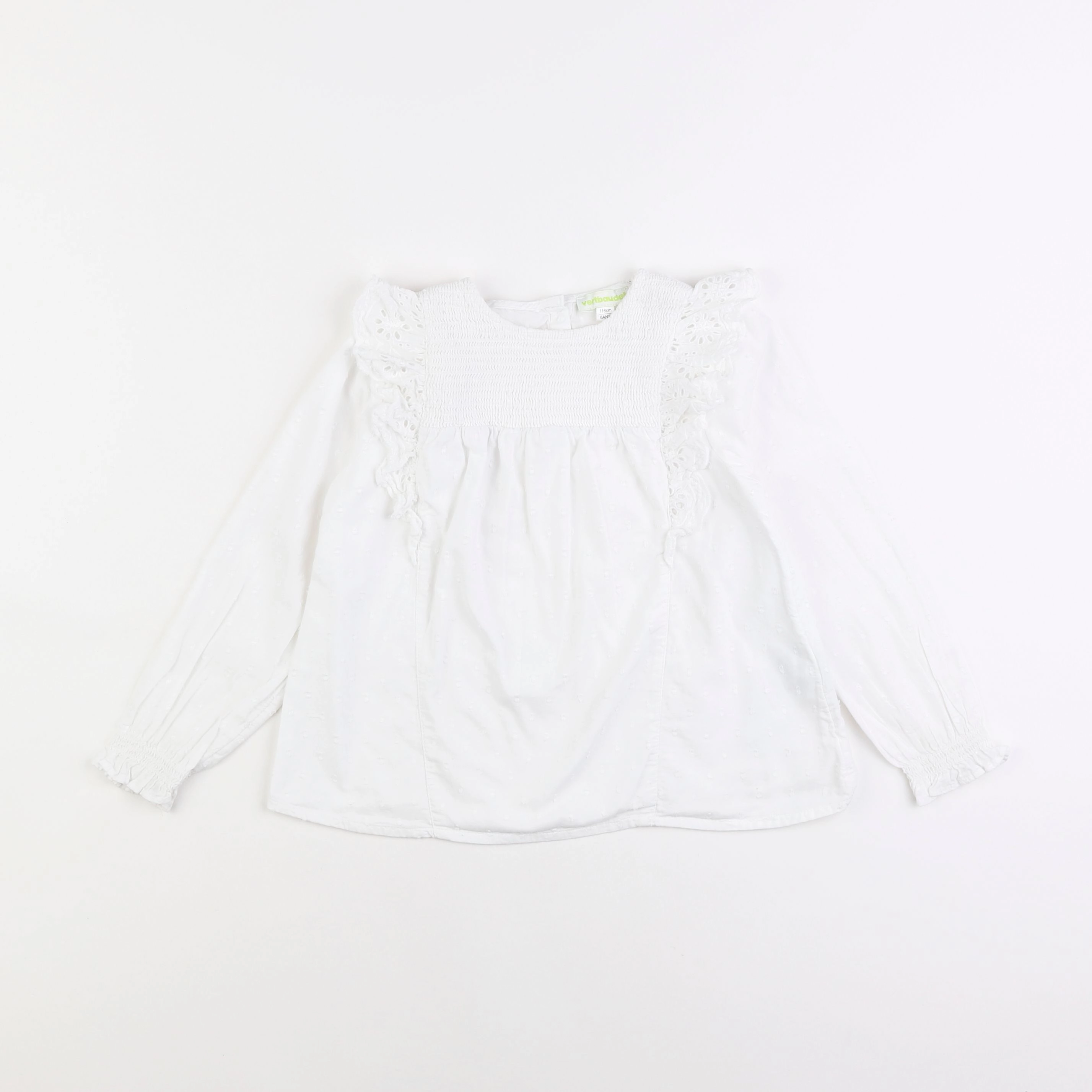 Vertbaudet - blouse blanc - 6 ans