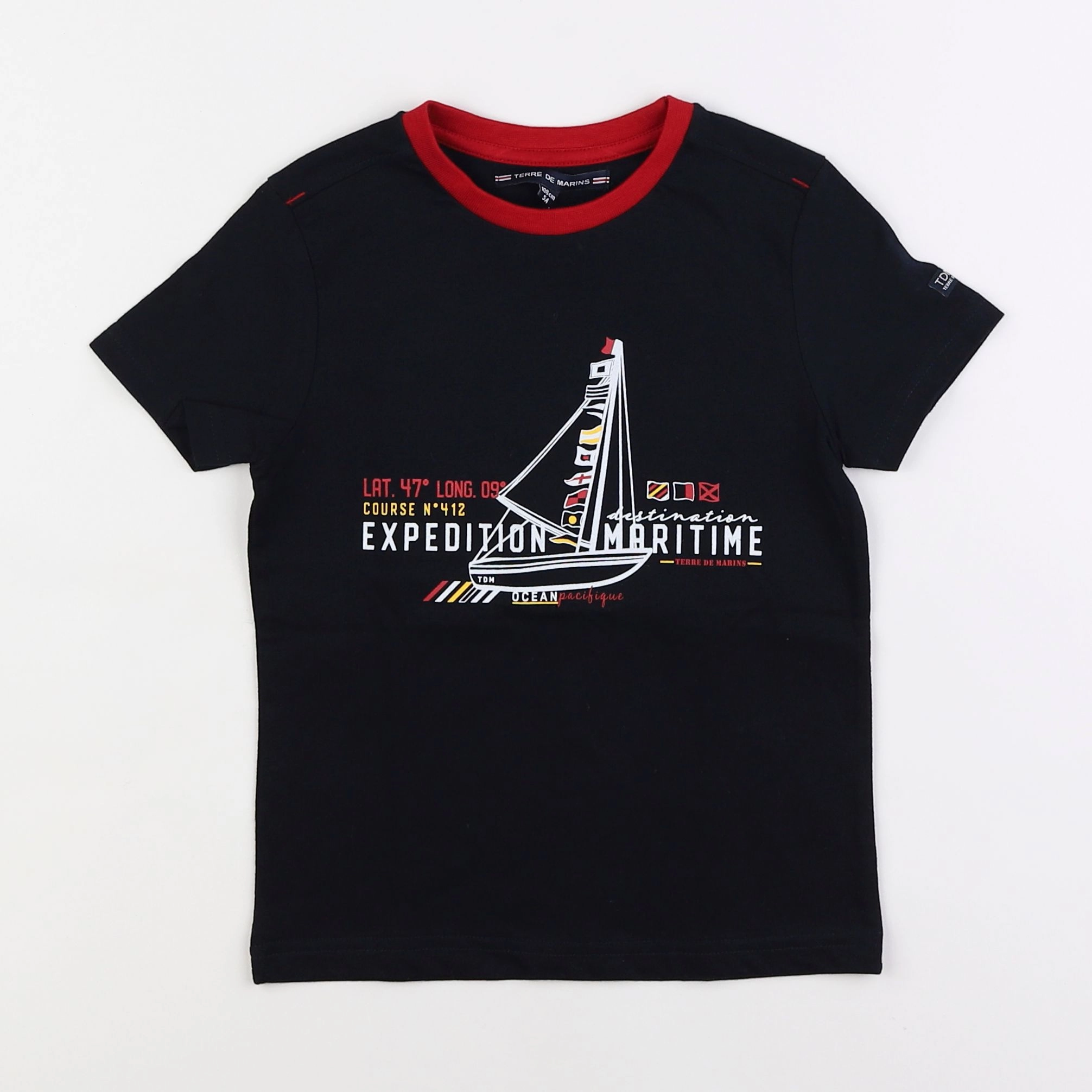 Terre de marins - tee-shirt multicolore - 5 ans