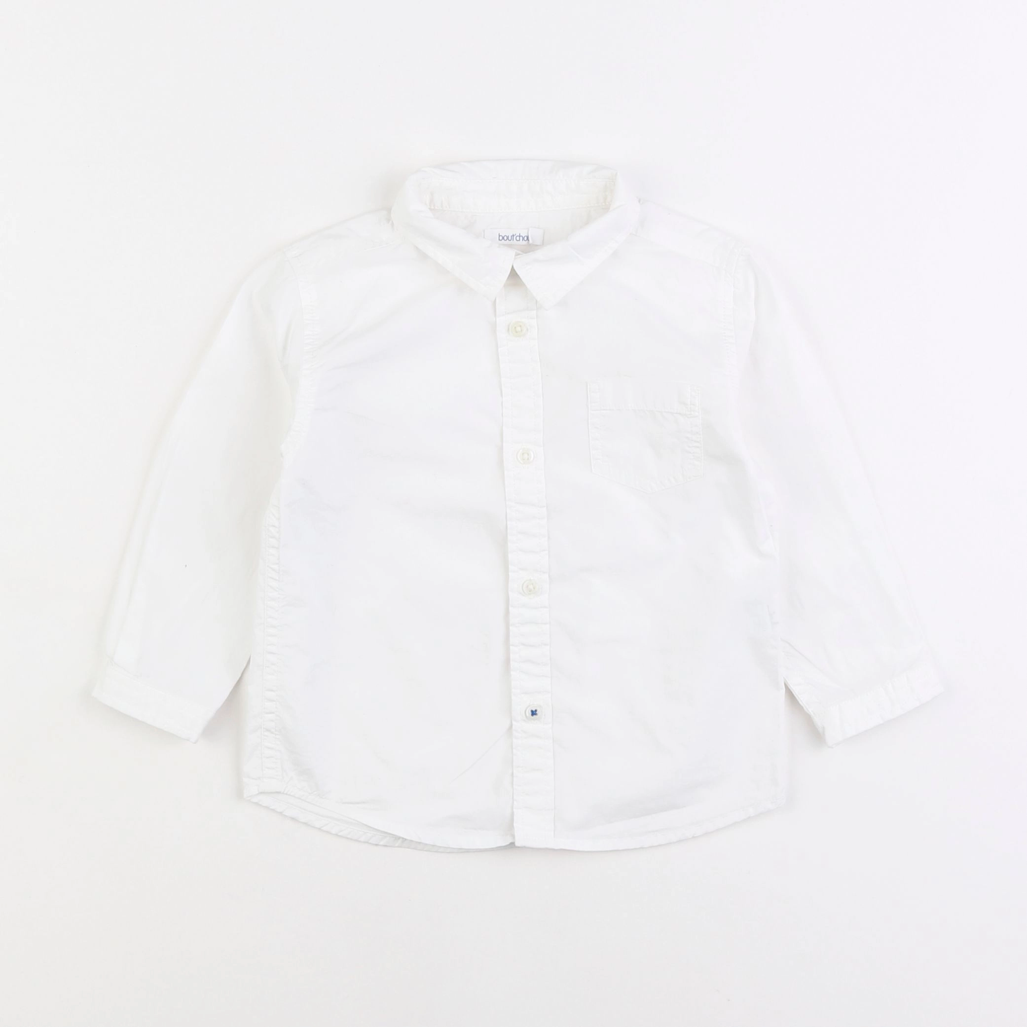 Boutchou - chemise blanc - 18 mois