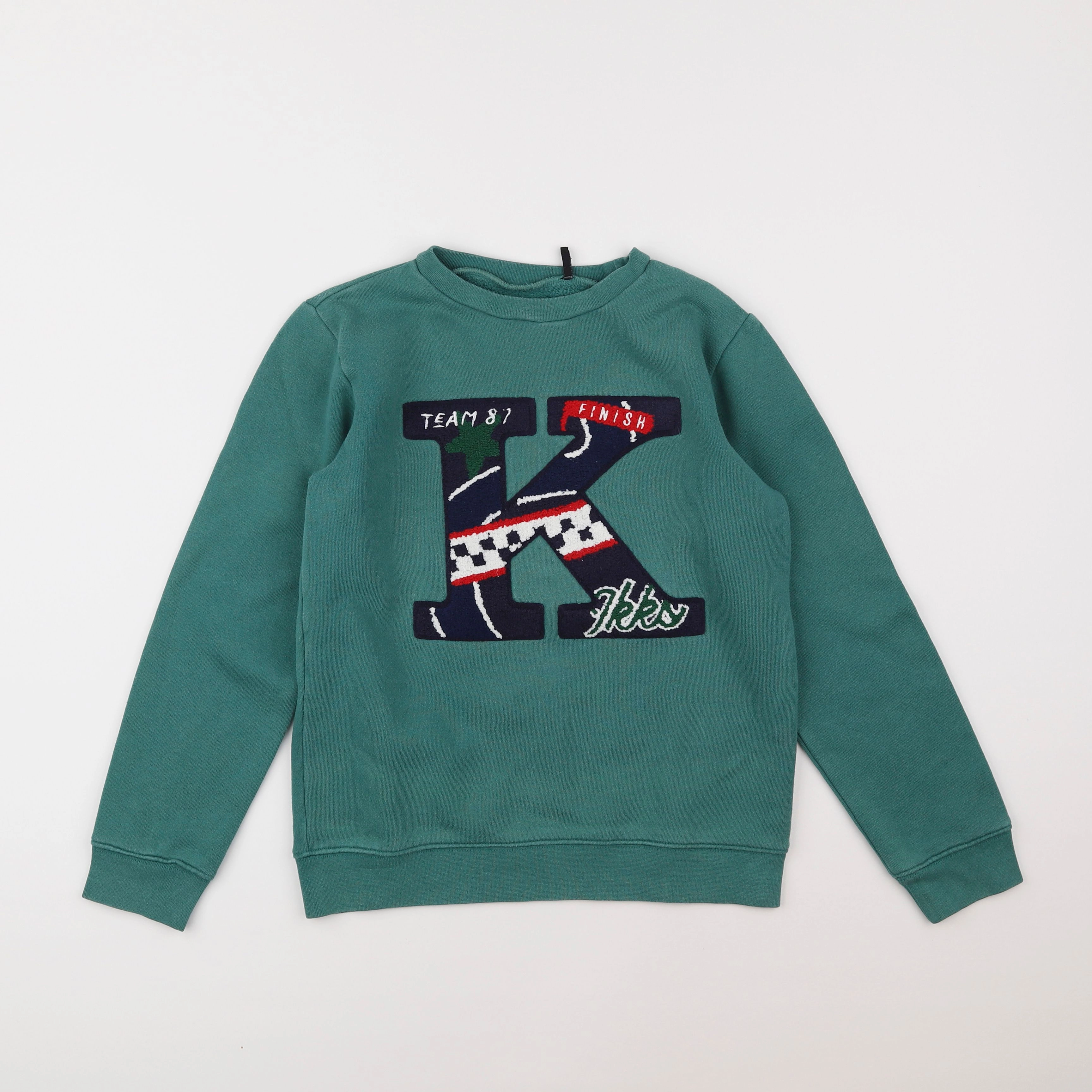 IKKS - sweat vert - 10 ans