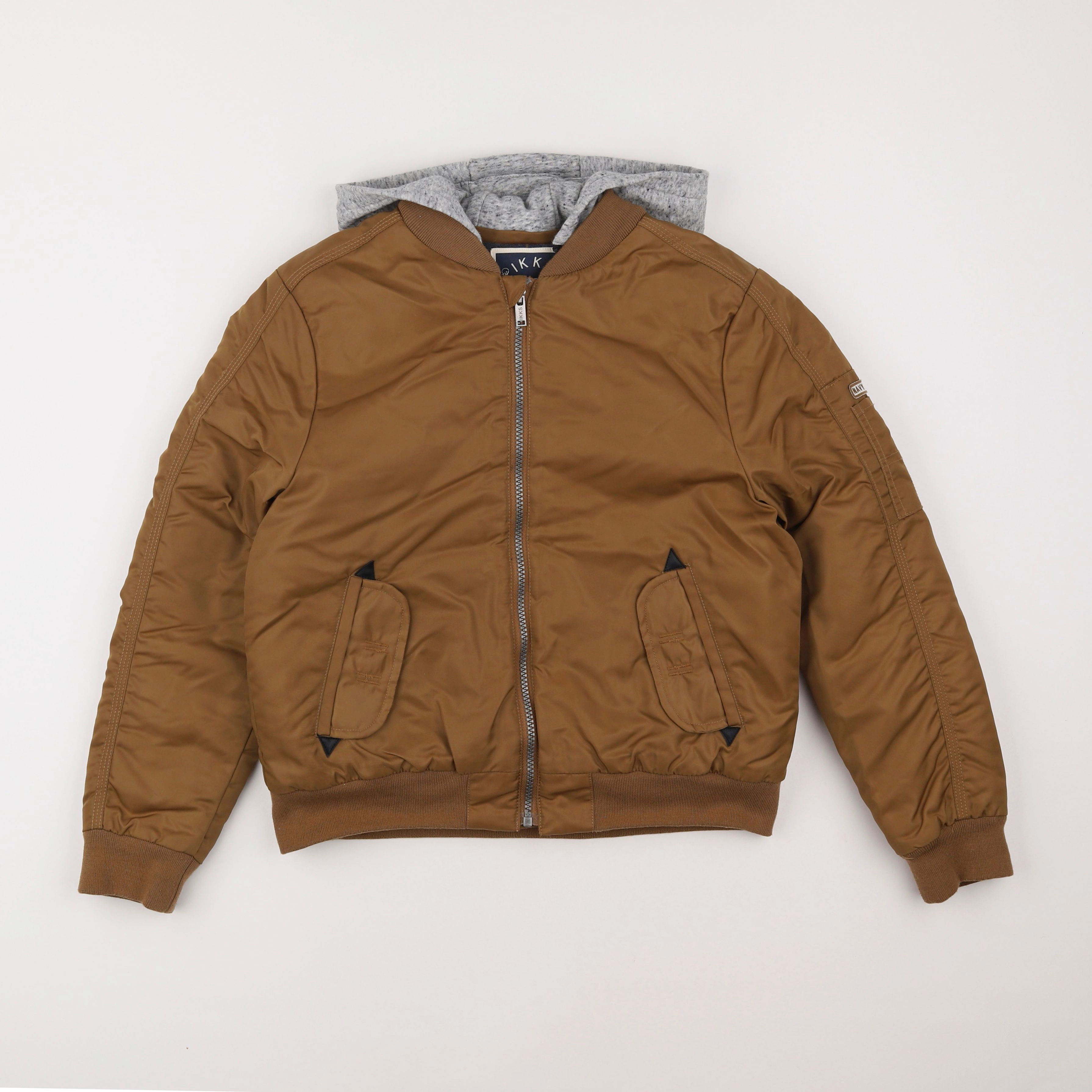 IKKS - veste doublé marron - 12 ans