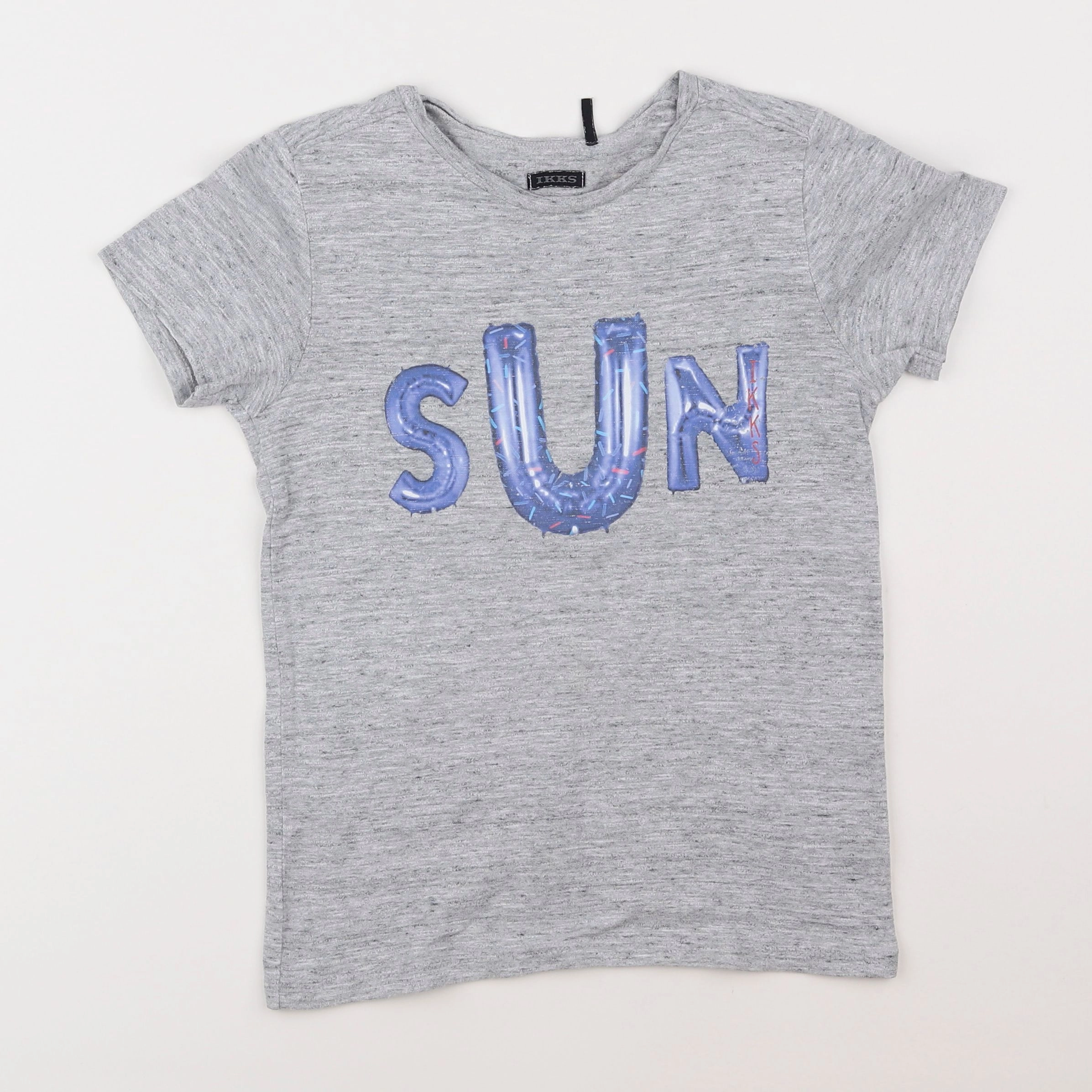 IKKS - tee-shirt gris - 8 ans