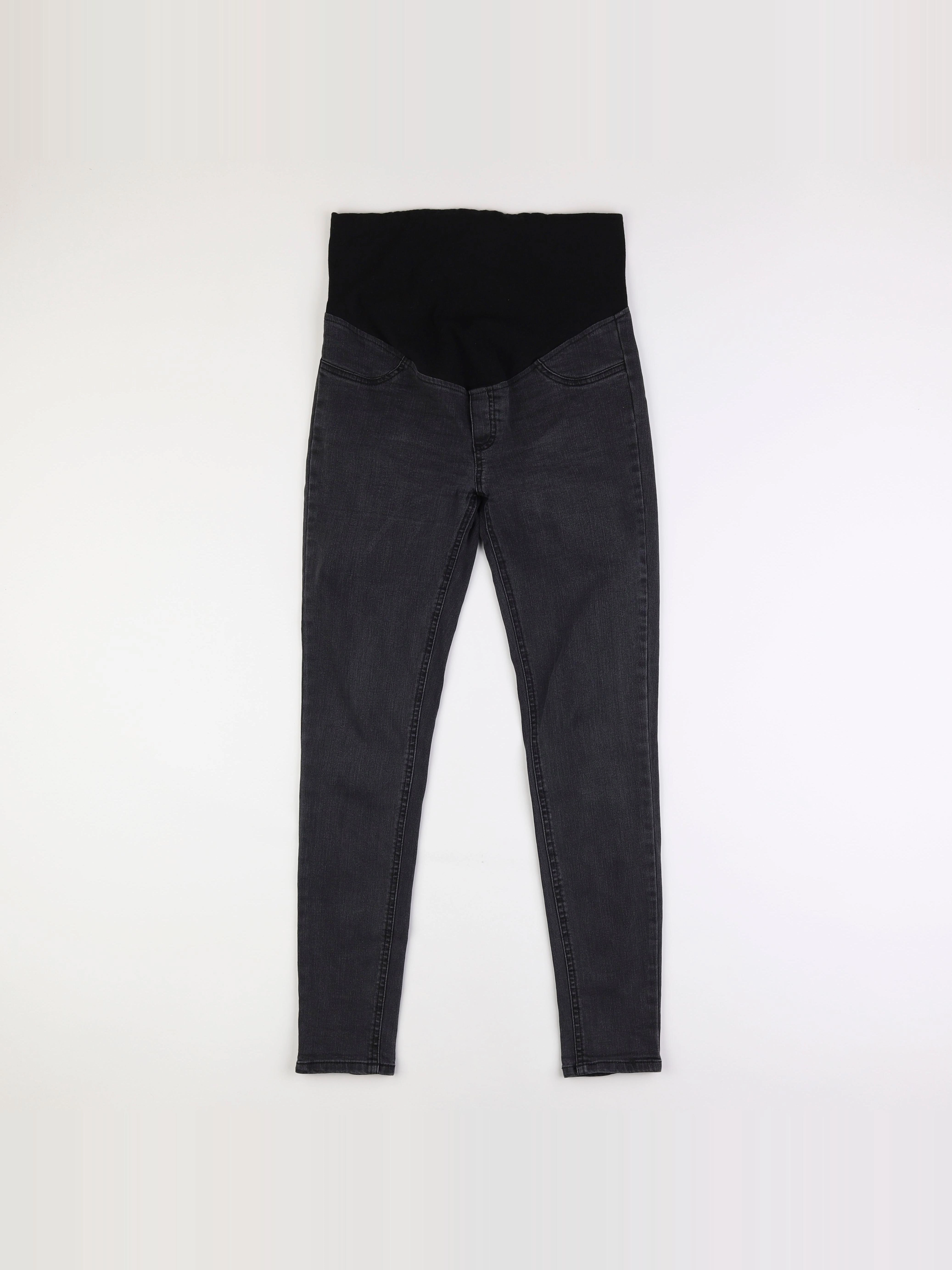 Vertbaudet - jean grossesse gris - 38