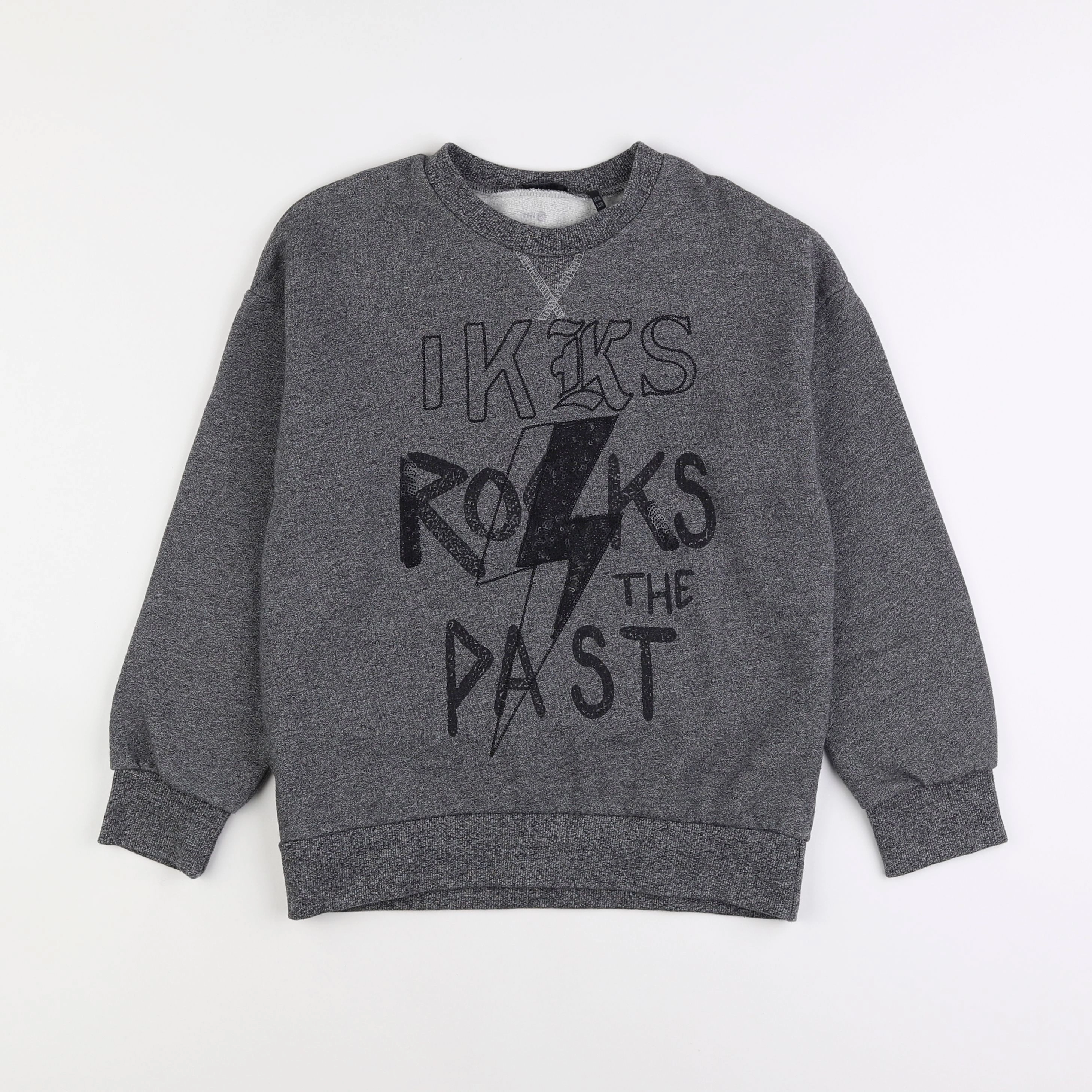 IKKS - sweat gris - 10 ans