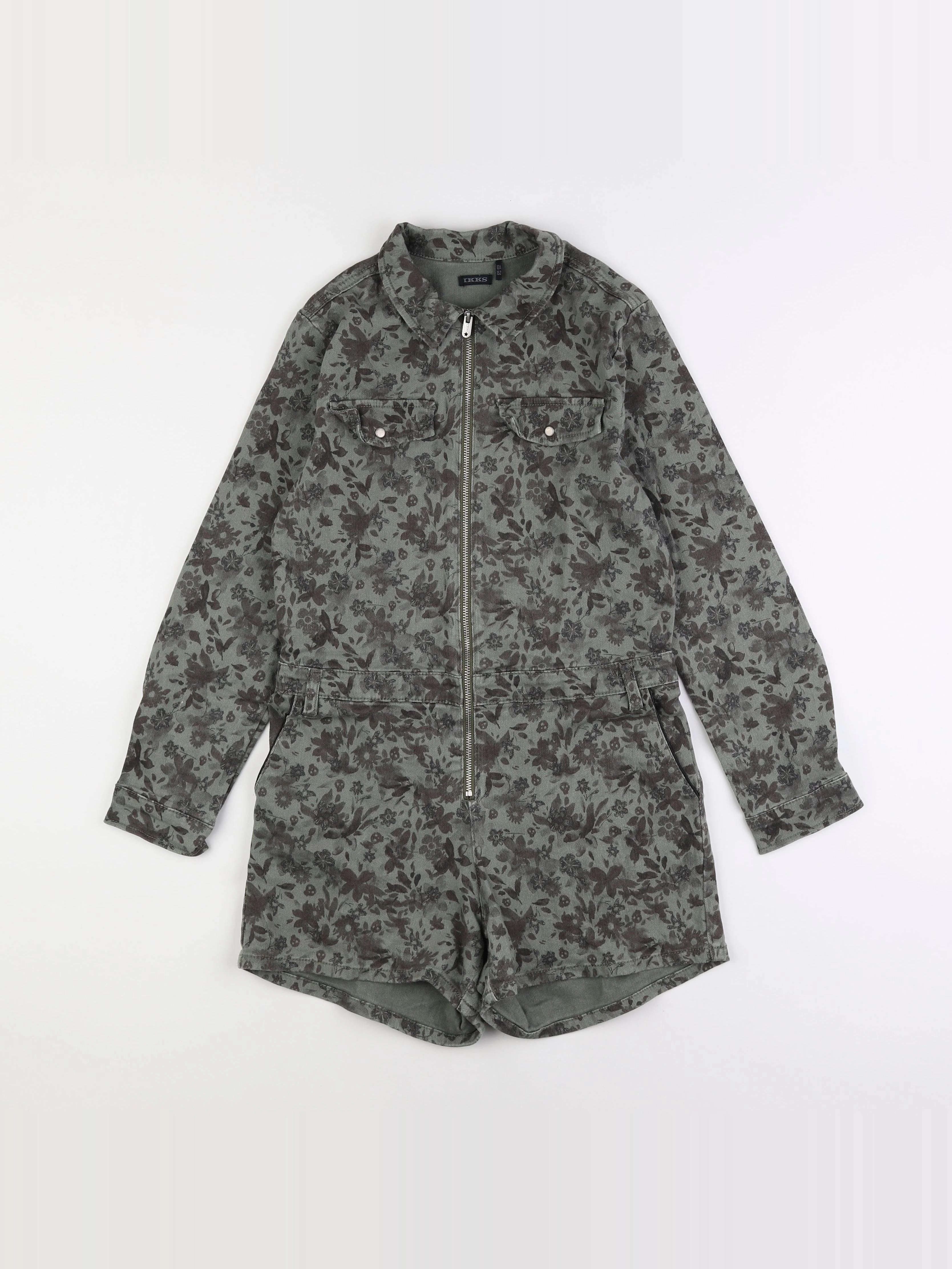 IKKS - robe imprimé au dos vert - 12 ans