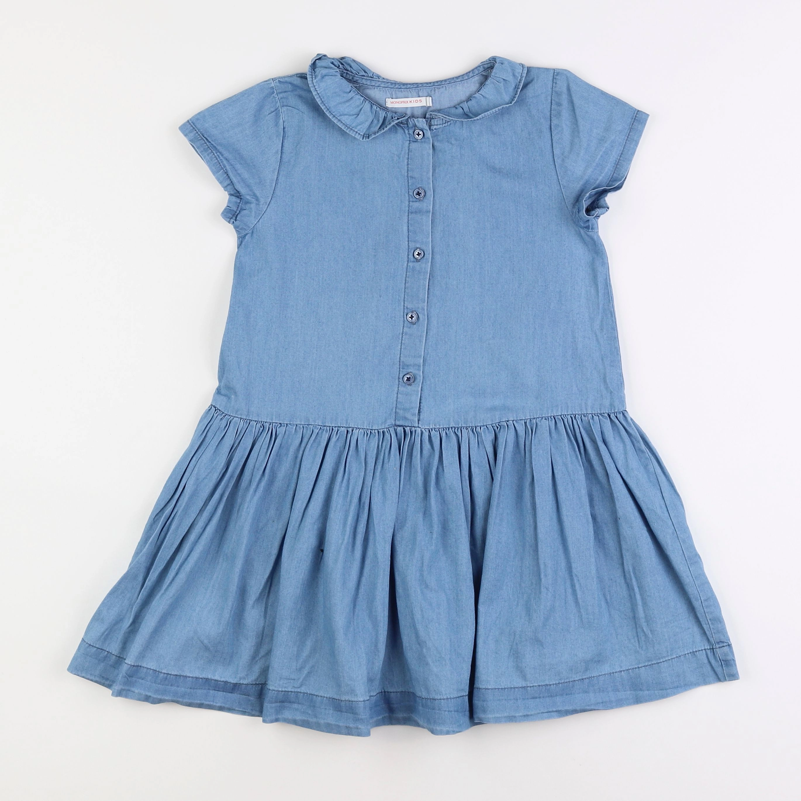 Monoprix - robe bleu - 6 ans