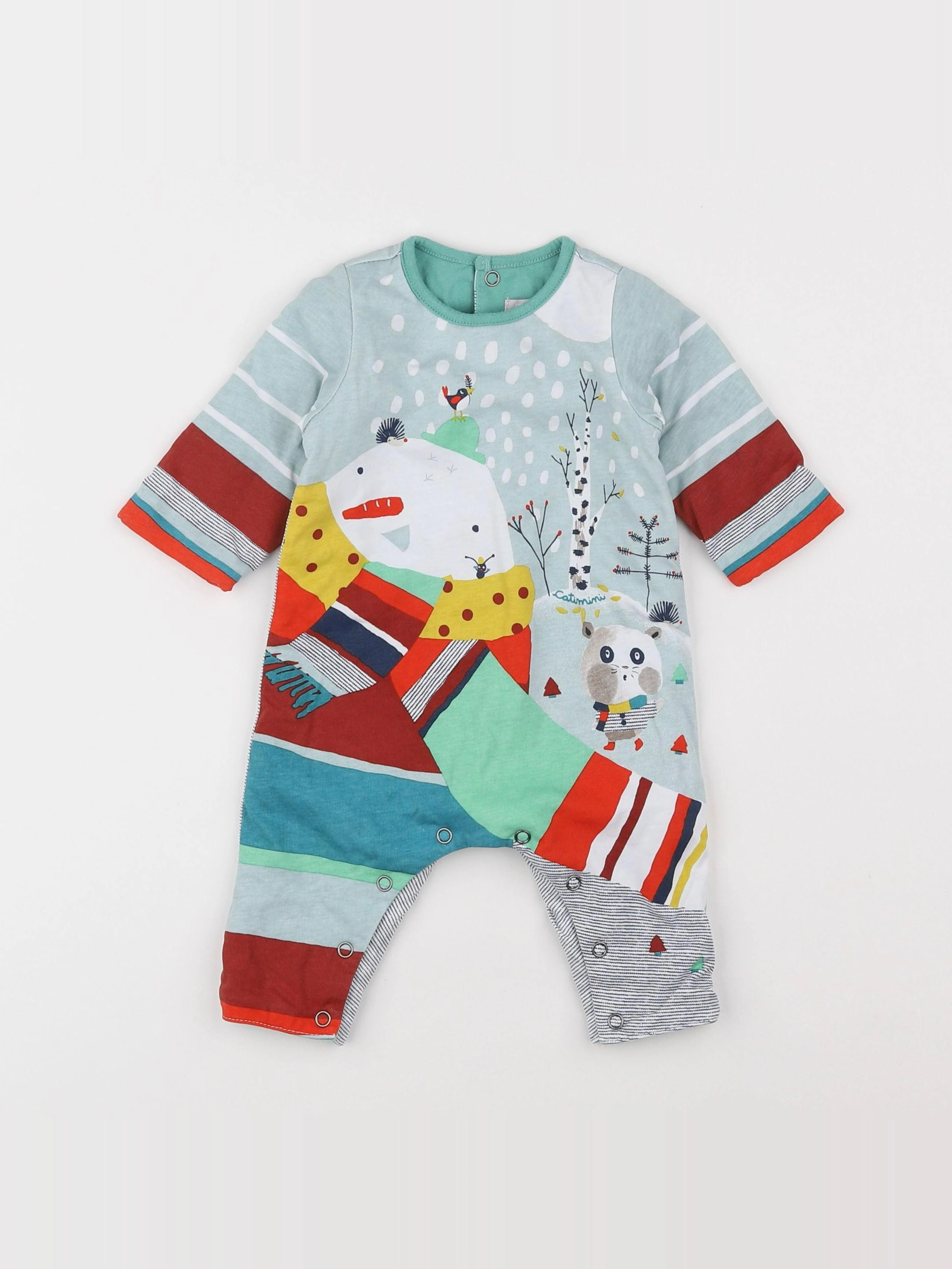 Catimini - combinaison multicolore - 1 mois
