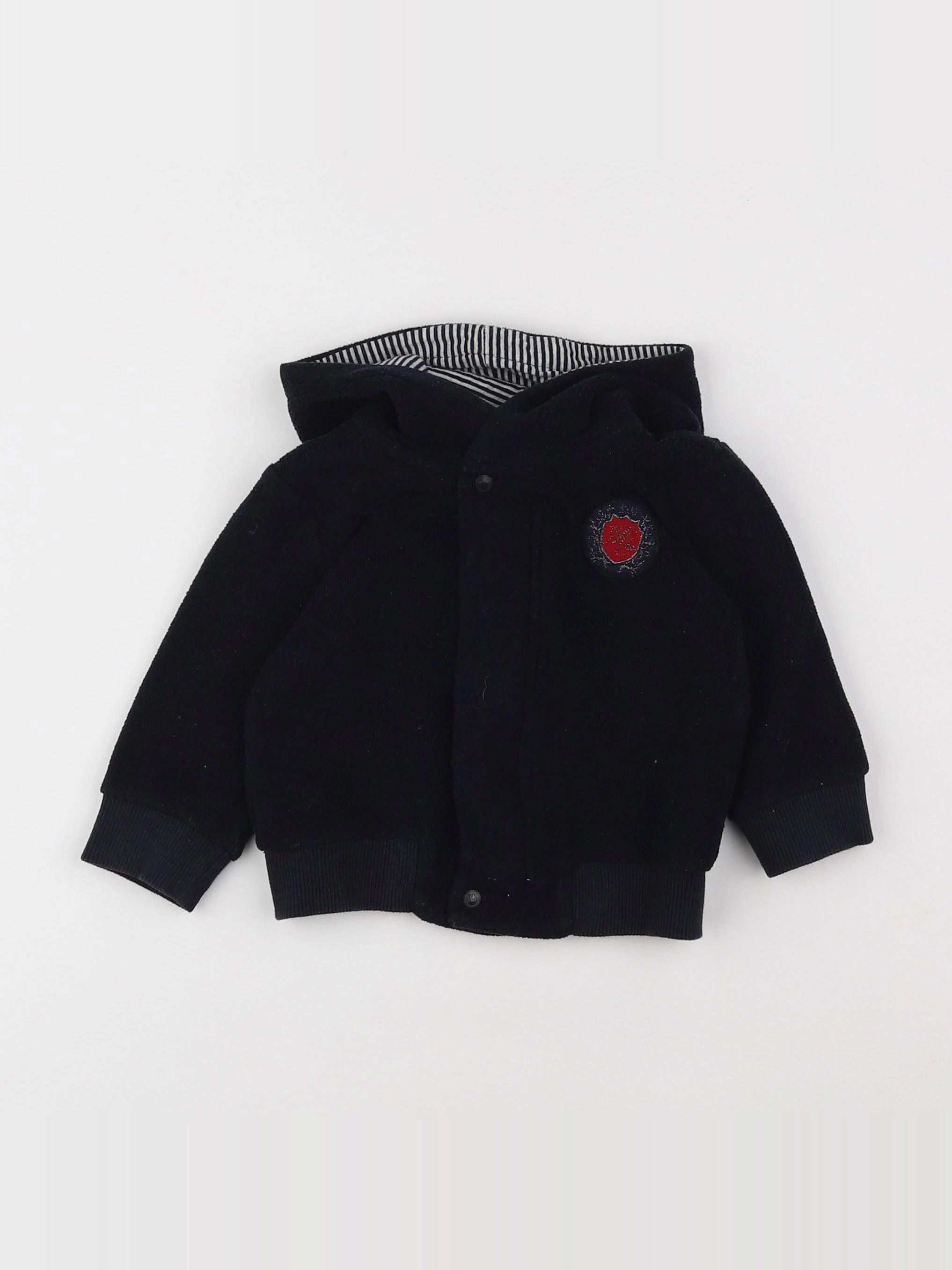 IKKS - gilet bleu - 12 mois