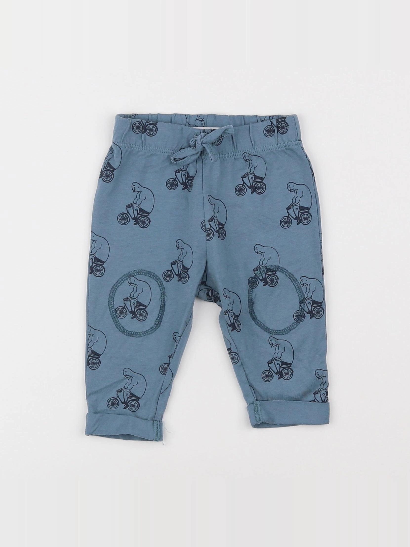 La Redoute - legging bleu - 3 mois