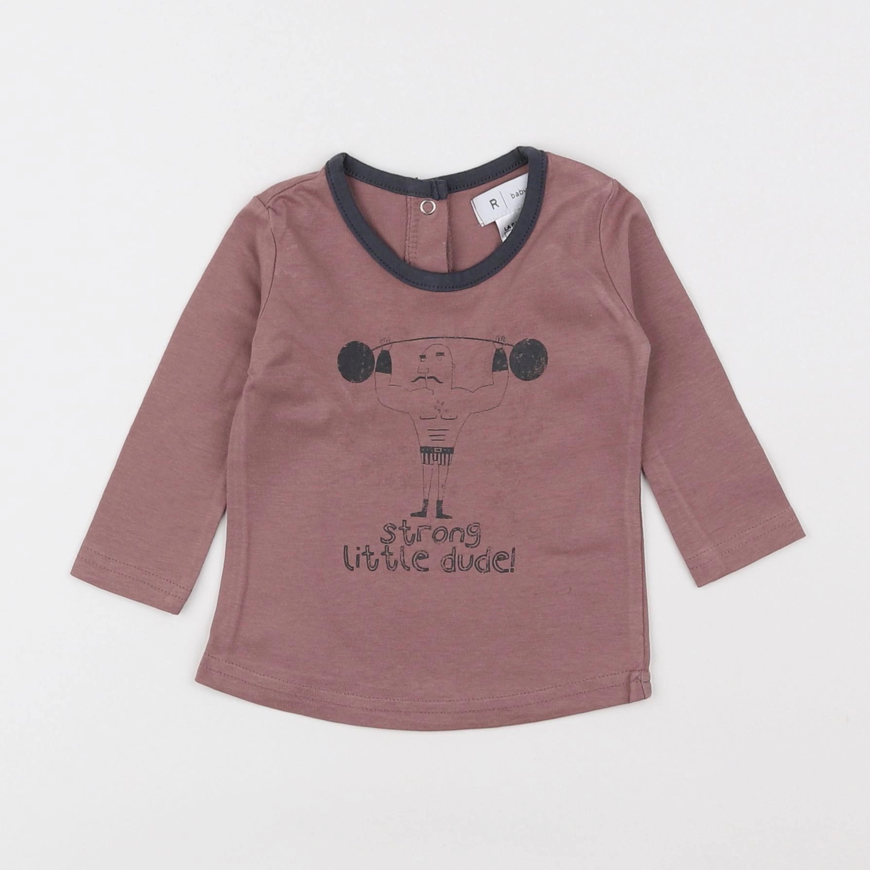 La Redoute - tee-shirt marron - 3 mois