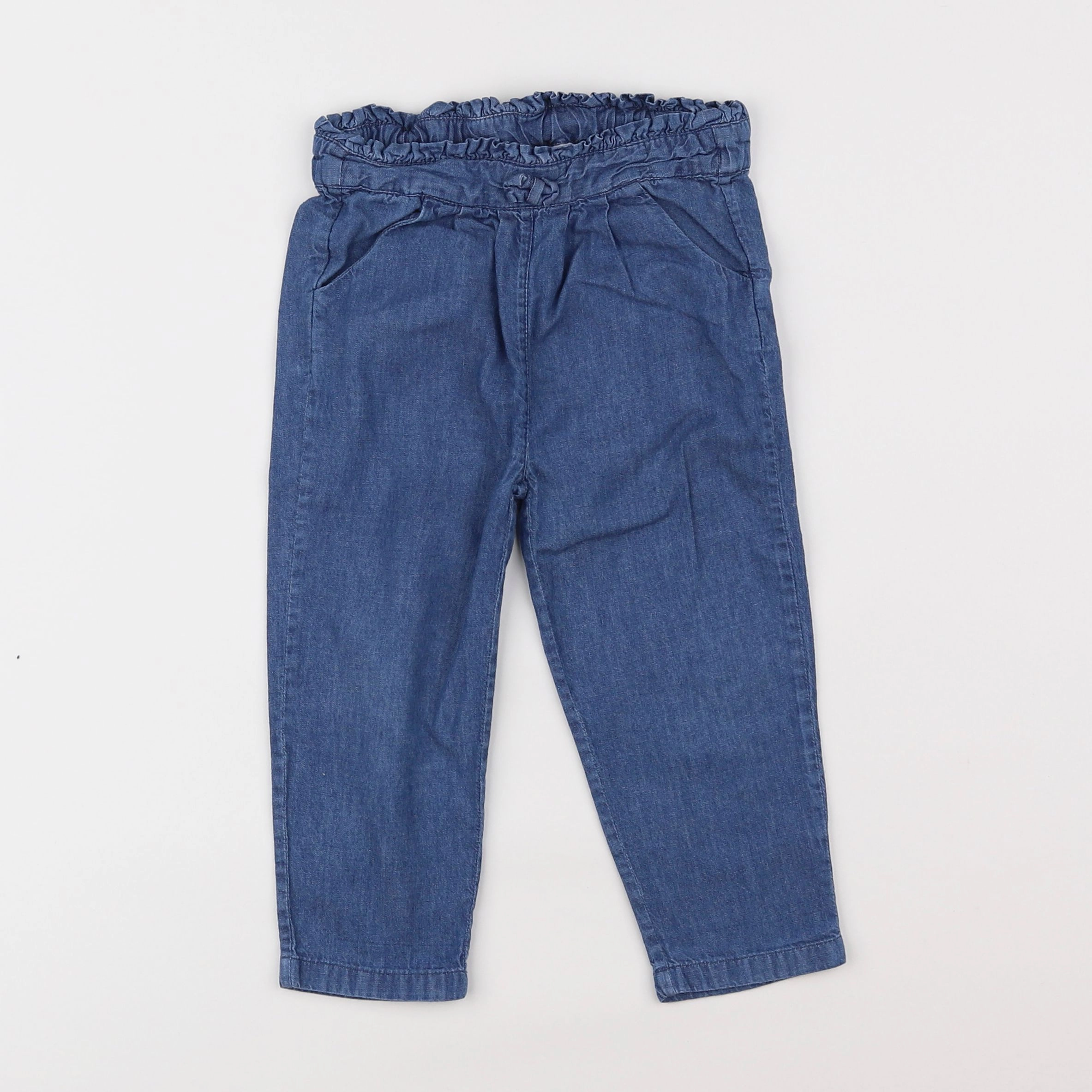 Natalys - pantalon bleu - 2 ans