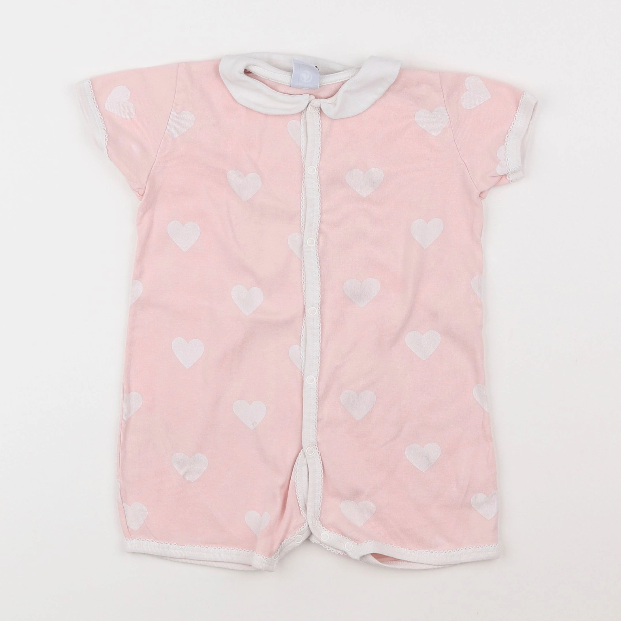 Petit Bateau - pyjama coton rose - 2 ans