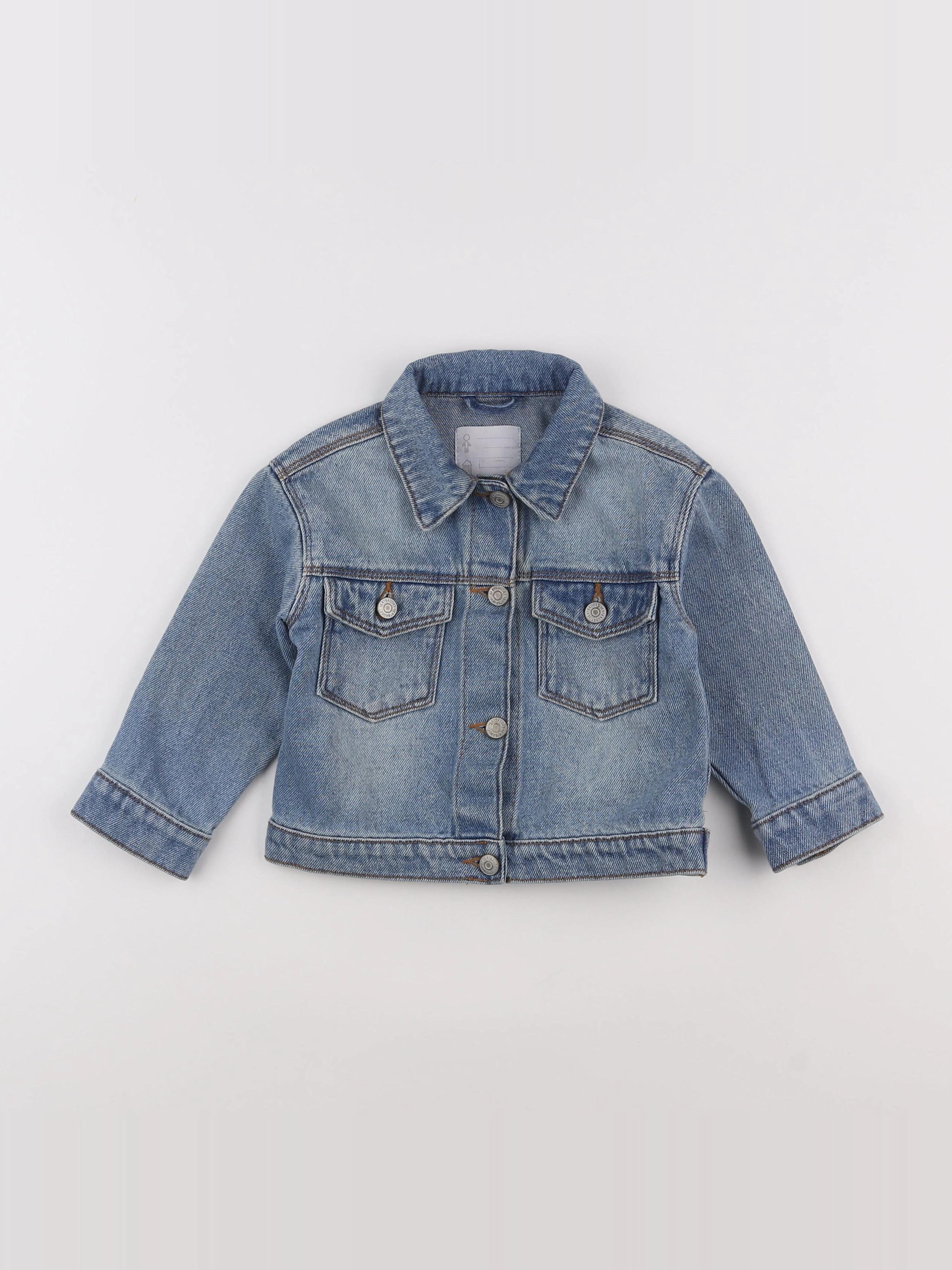 Vertbaudet - veste bleu - 2 ans