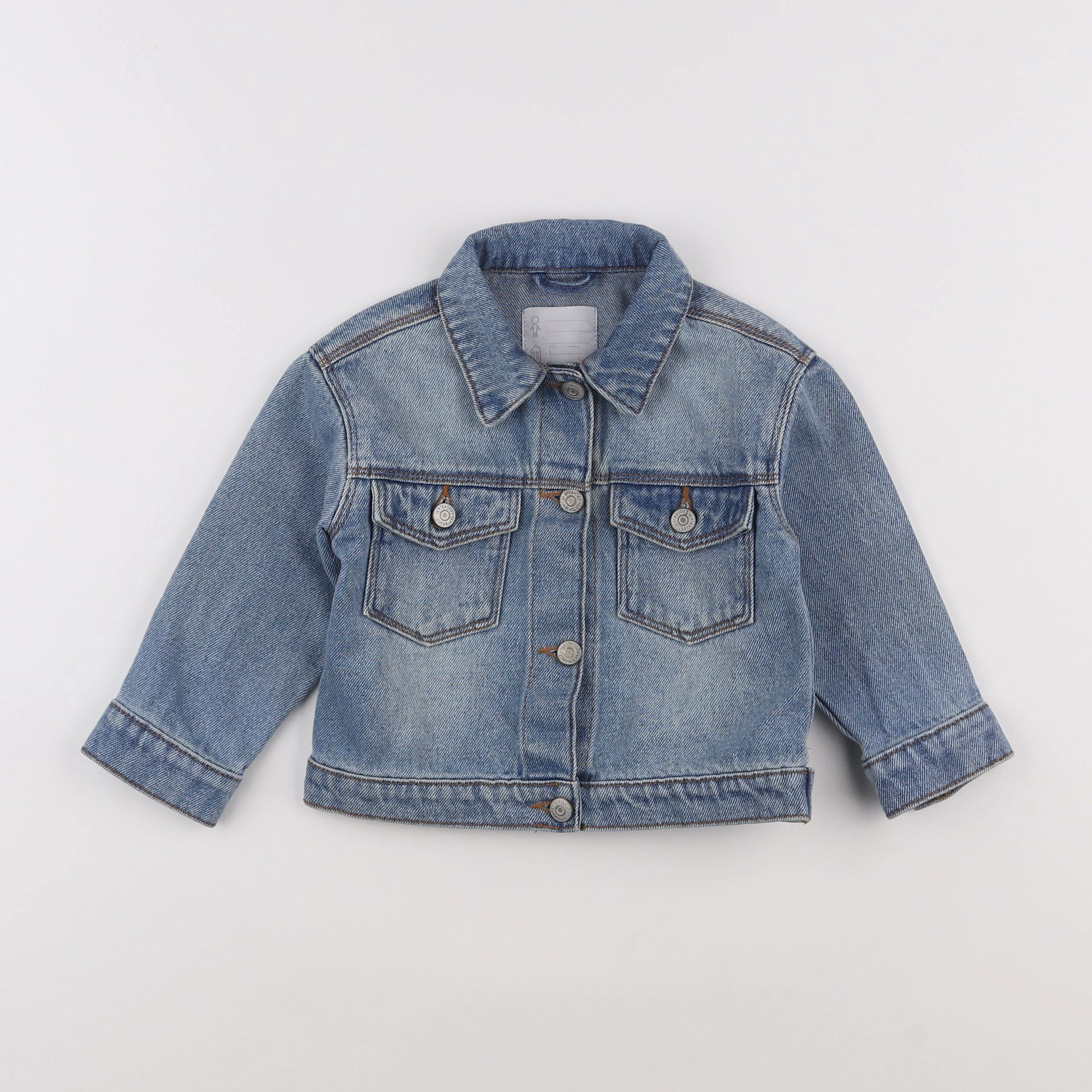 Vertbaudet - veste bleu - 2 ans