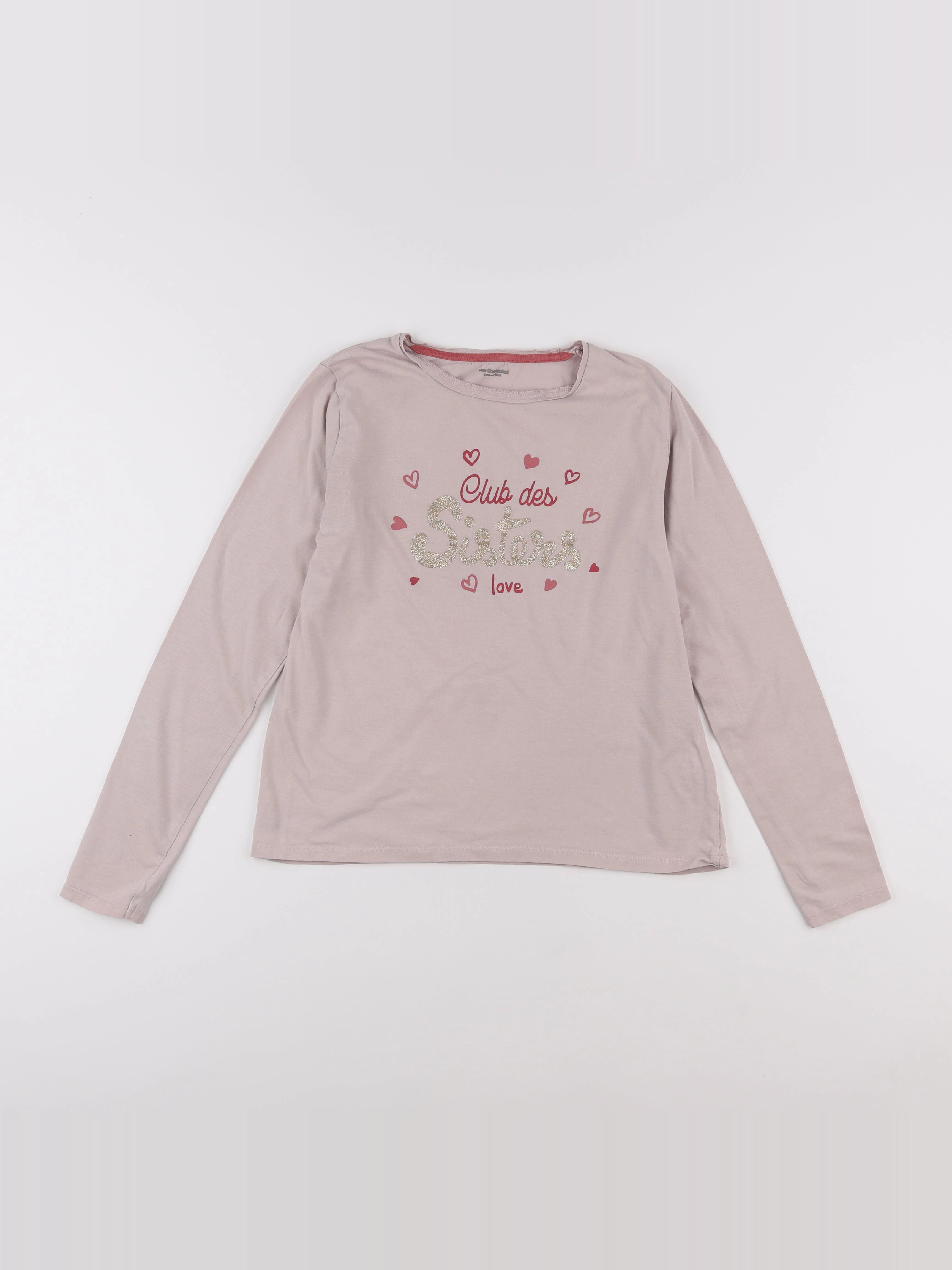 Vertbaudet - tee-shirt rose - 12 ans