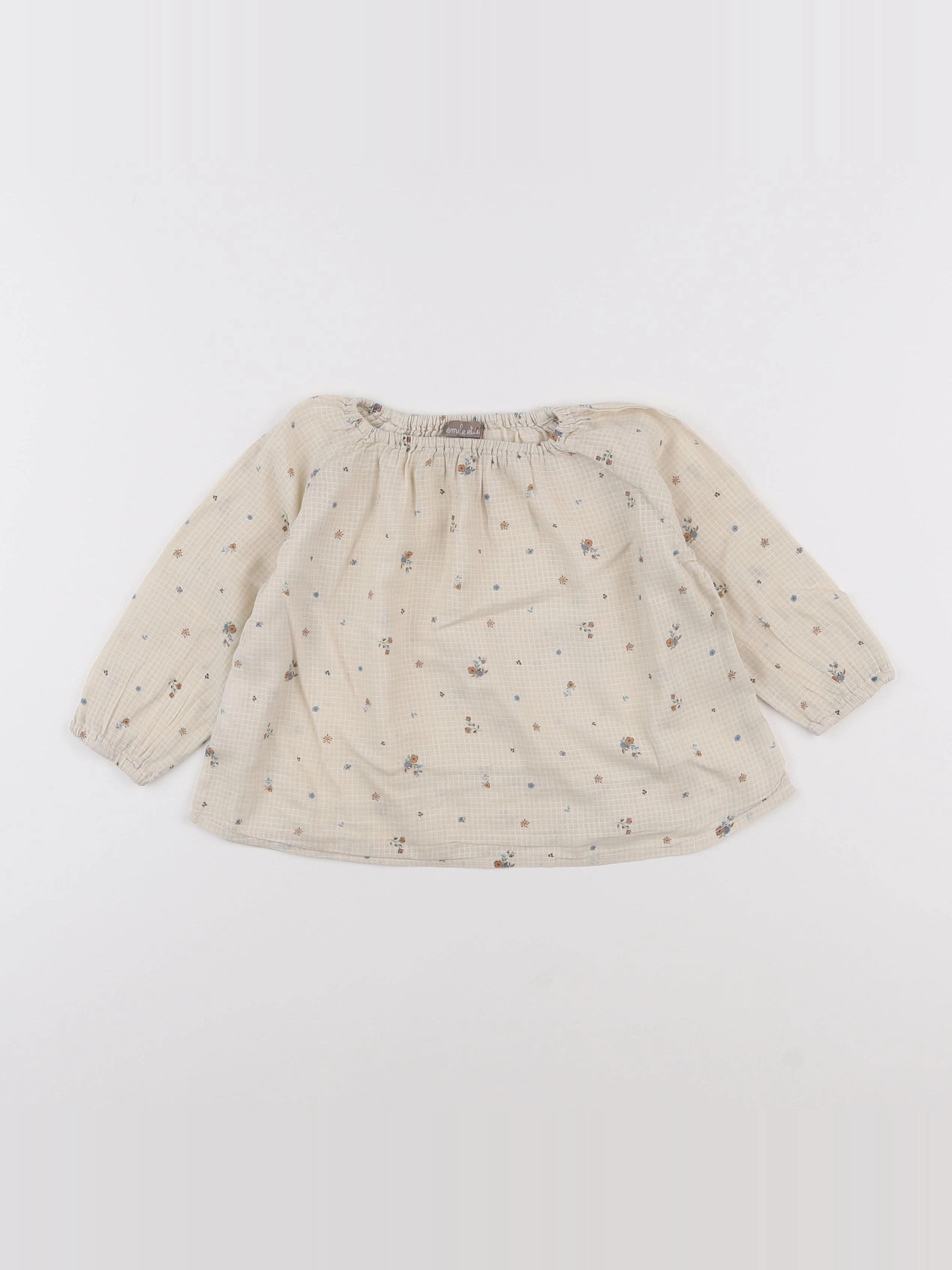 Emile et Ida - blouse beige - 18 mois