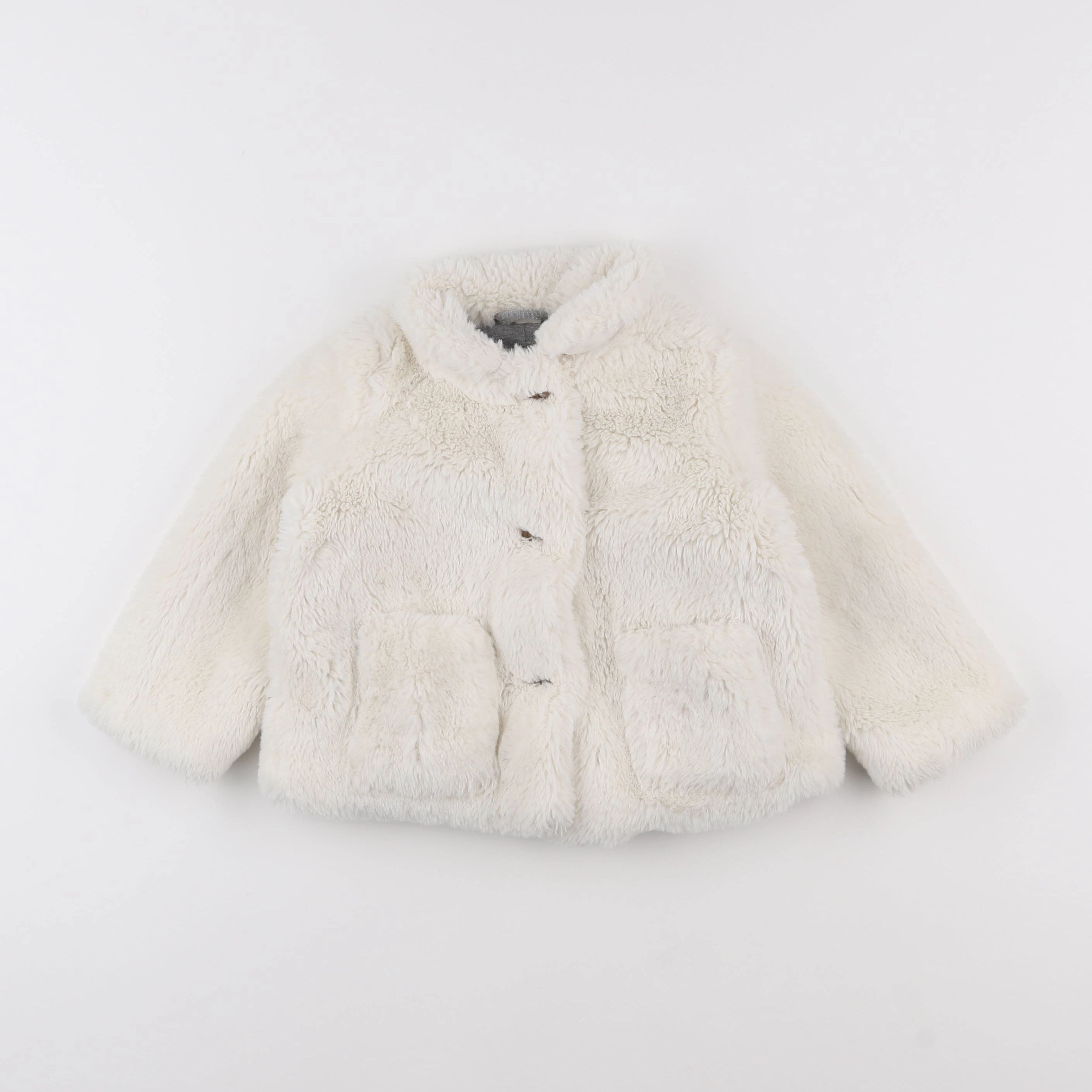 Mango - veste blanc - 12/18 mois