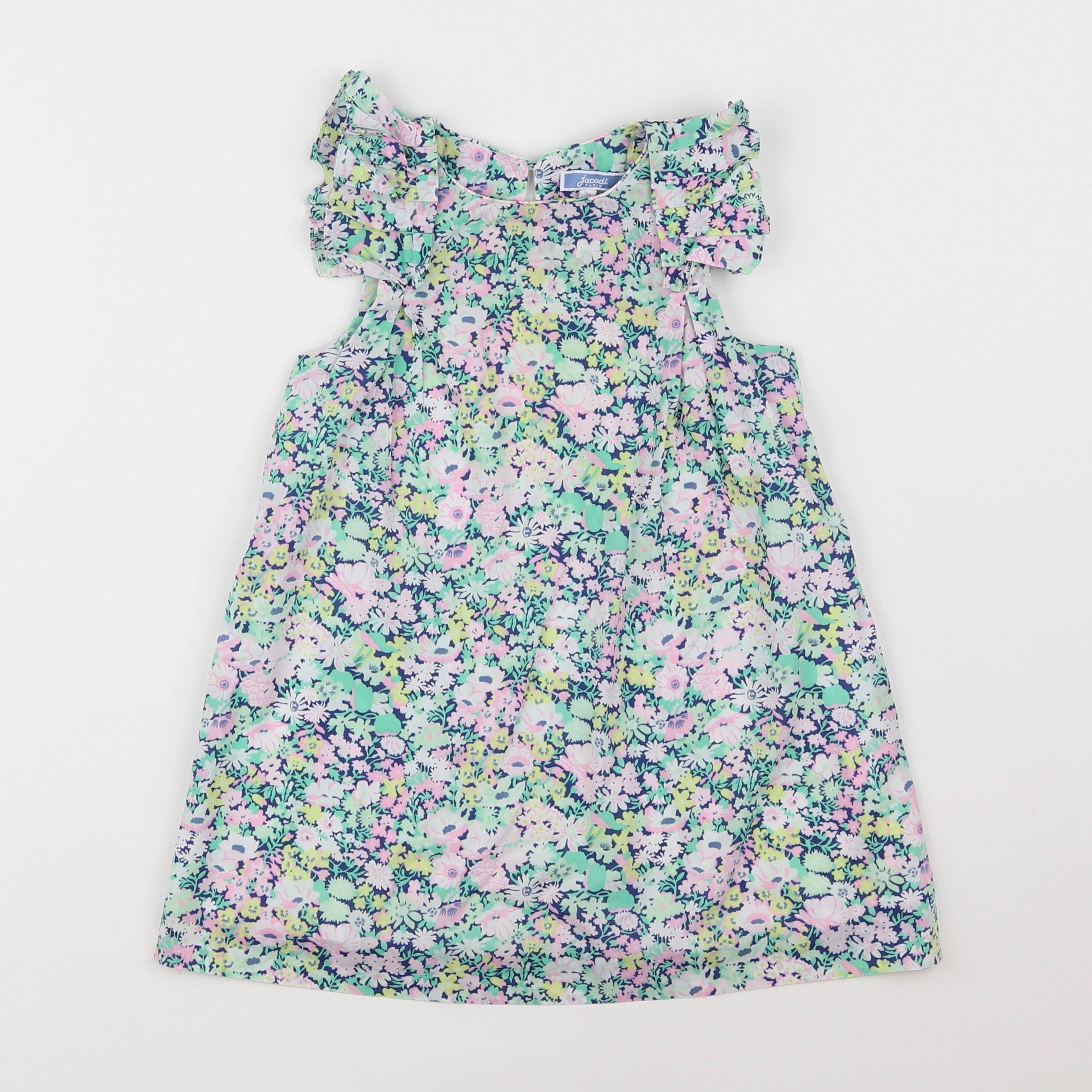 Jacadi - robe liberty multicolore - 3 ans