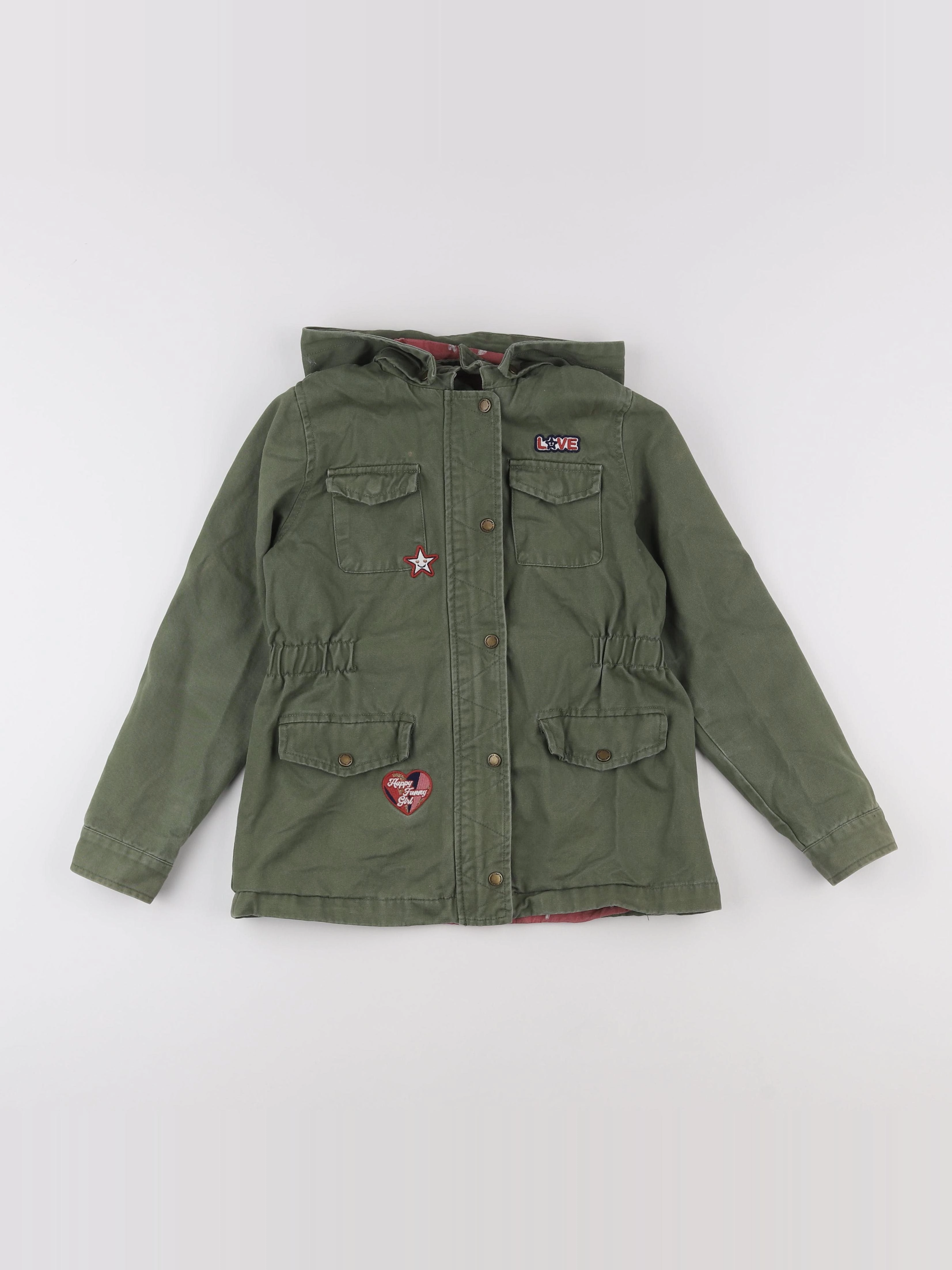 Vertbaudet - veste vert - 8 ans