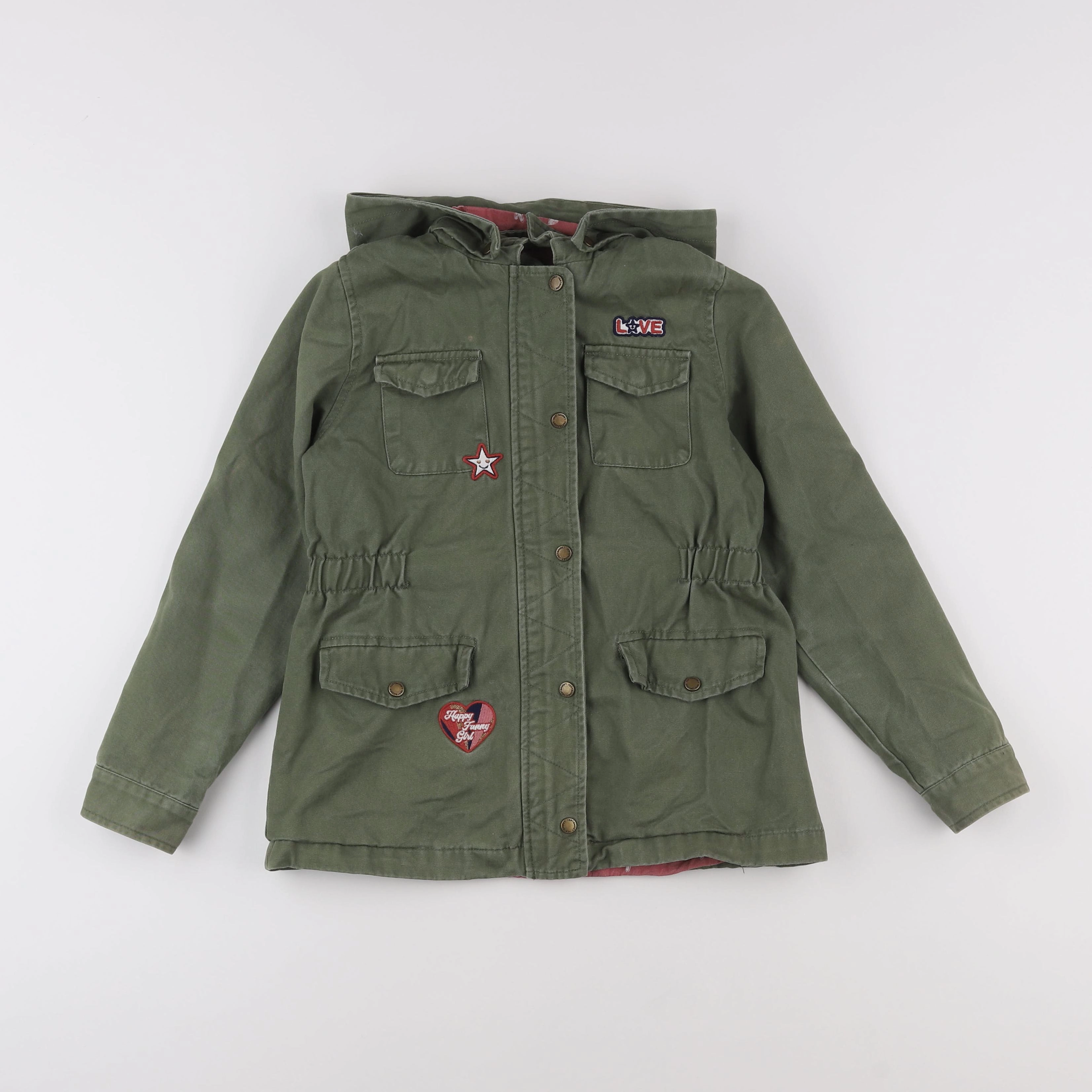 Vertbaudet - veste vert - 8 ans