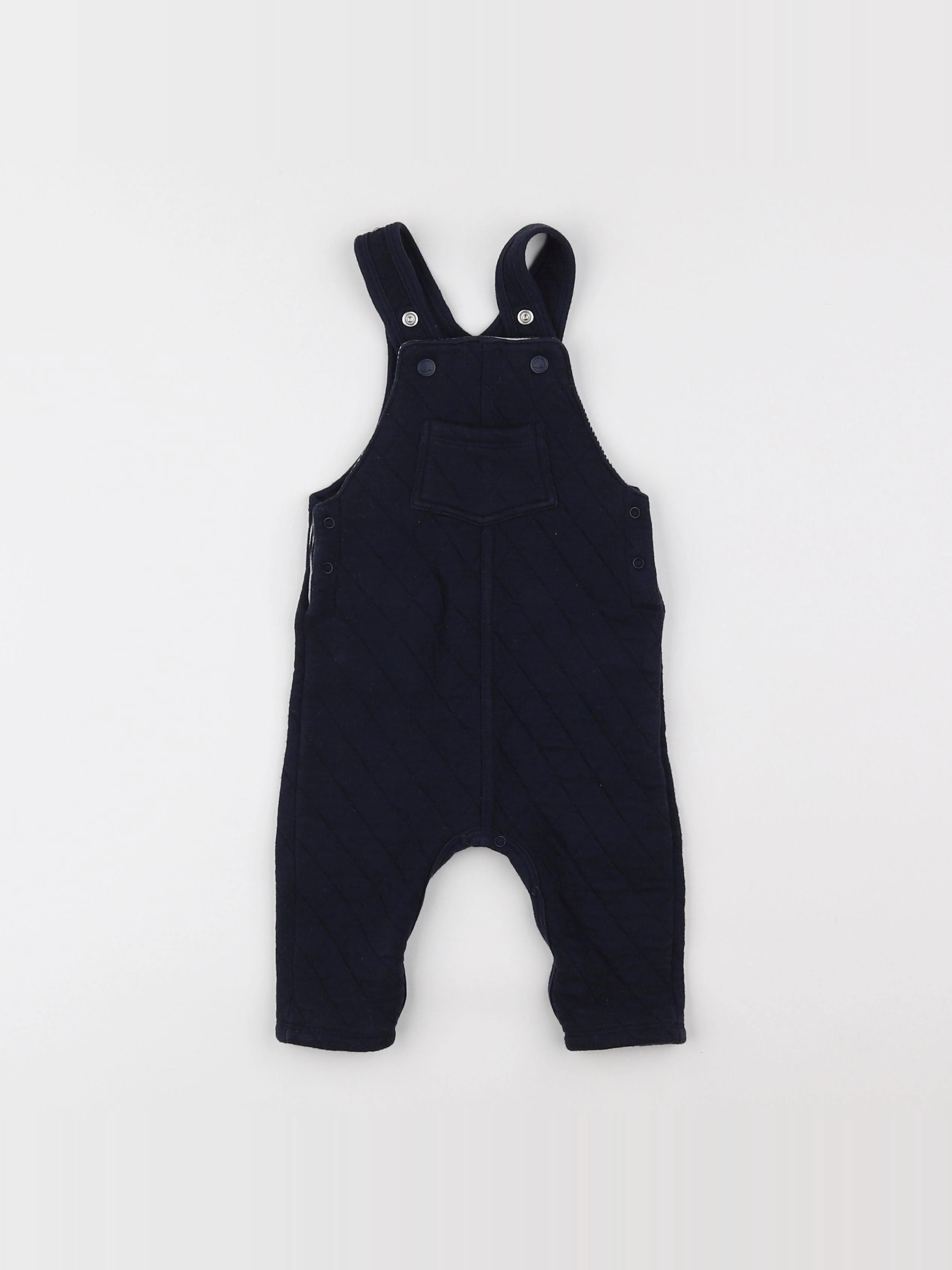 Petit Bateau - salopette bleu - 6 mois