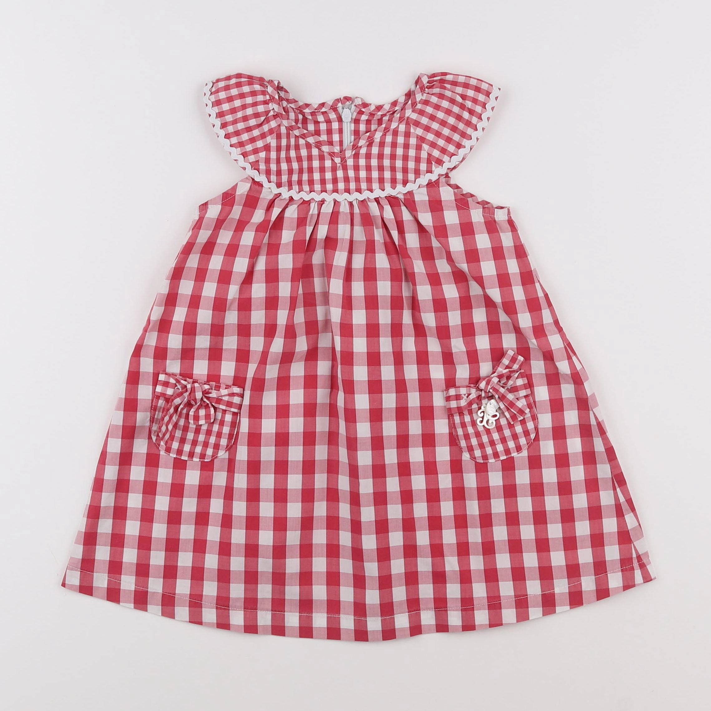 Tartine & Chocolat - robe blanc, rouge - 2 ans