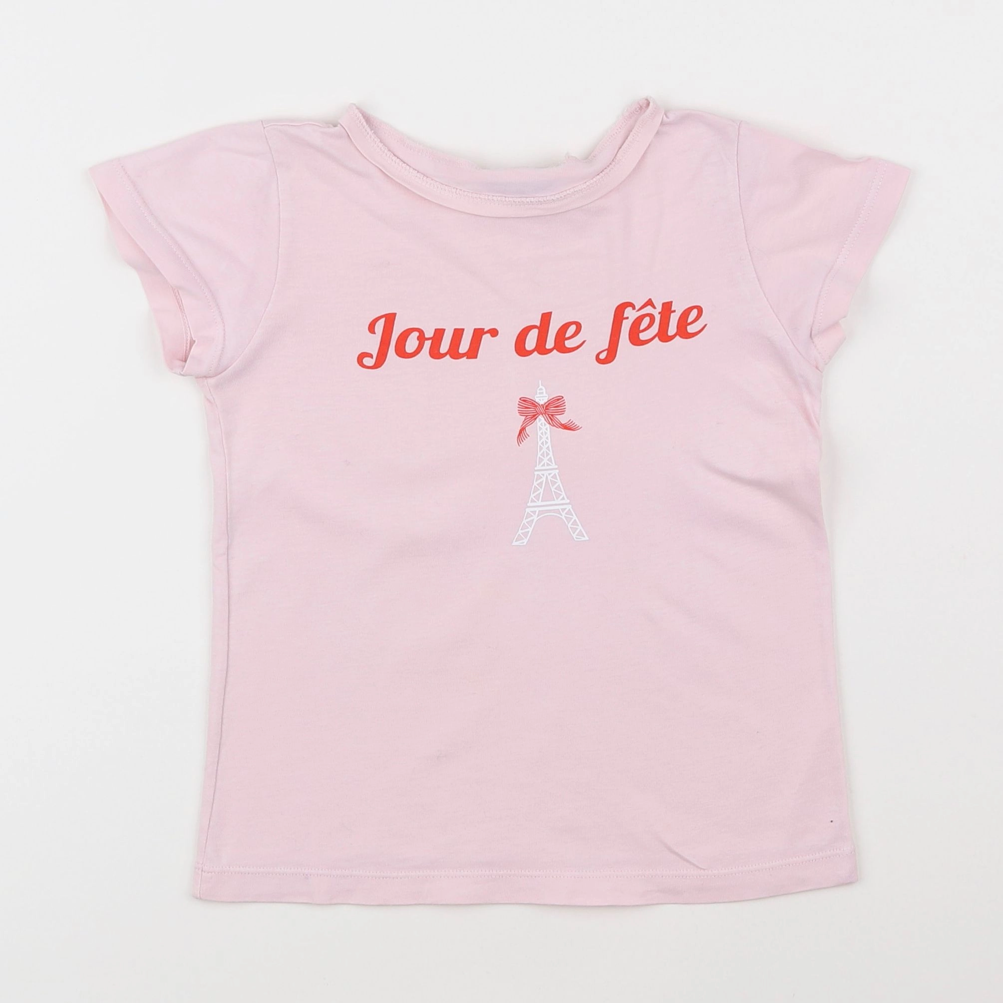 Jacadi - tee-shirt rose - 6 ans