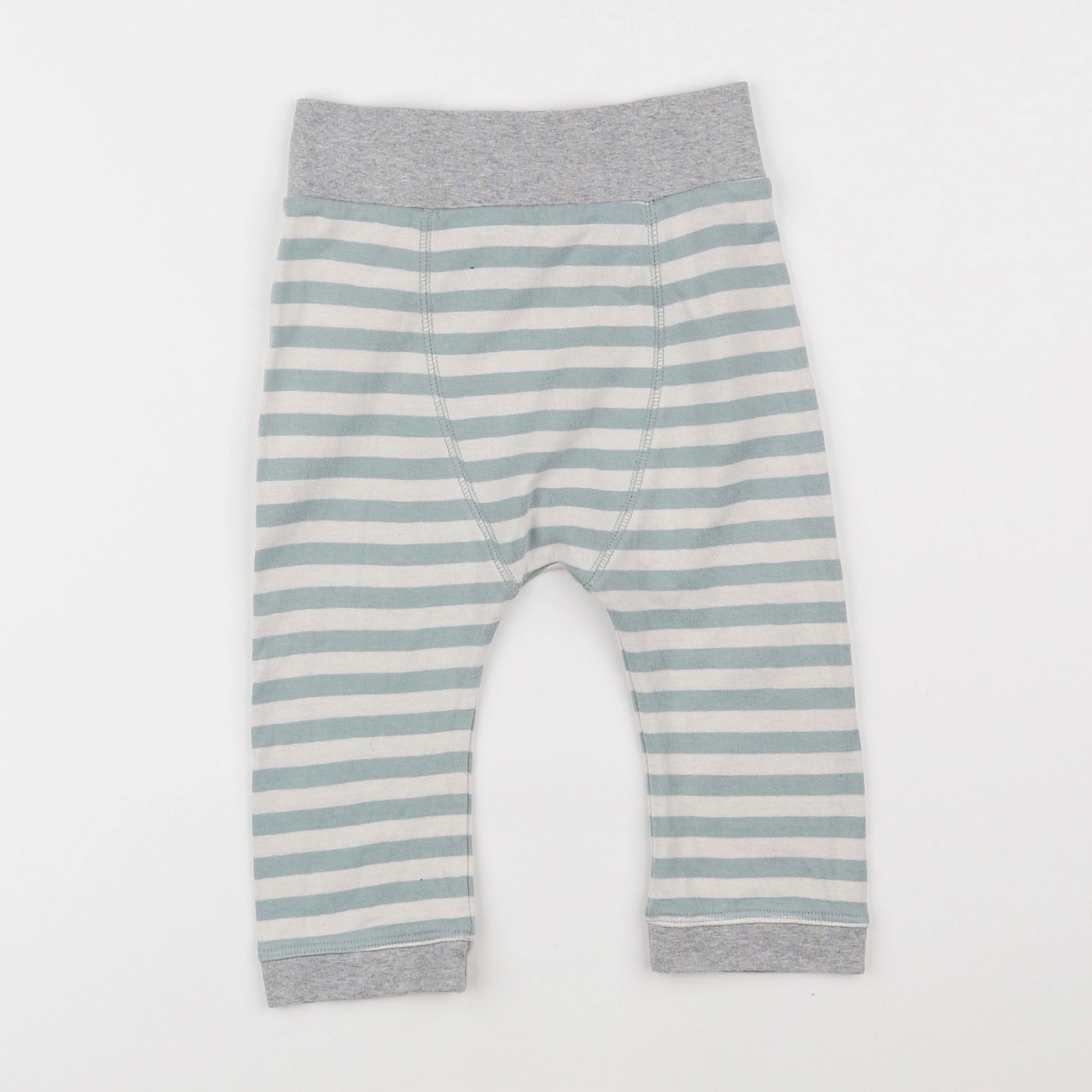 Boutchou - legging blanc, vert - 18 mois