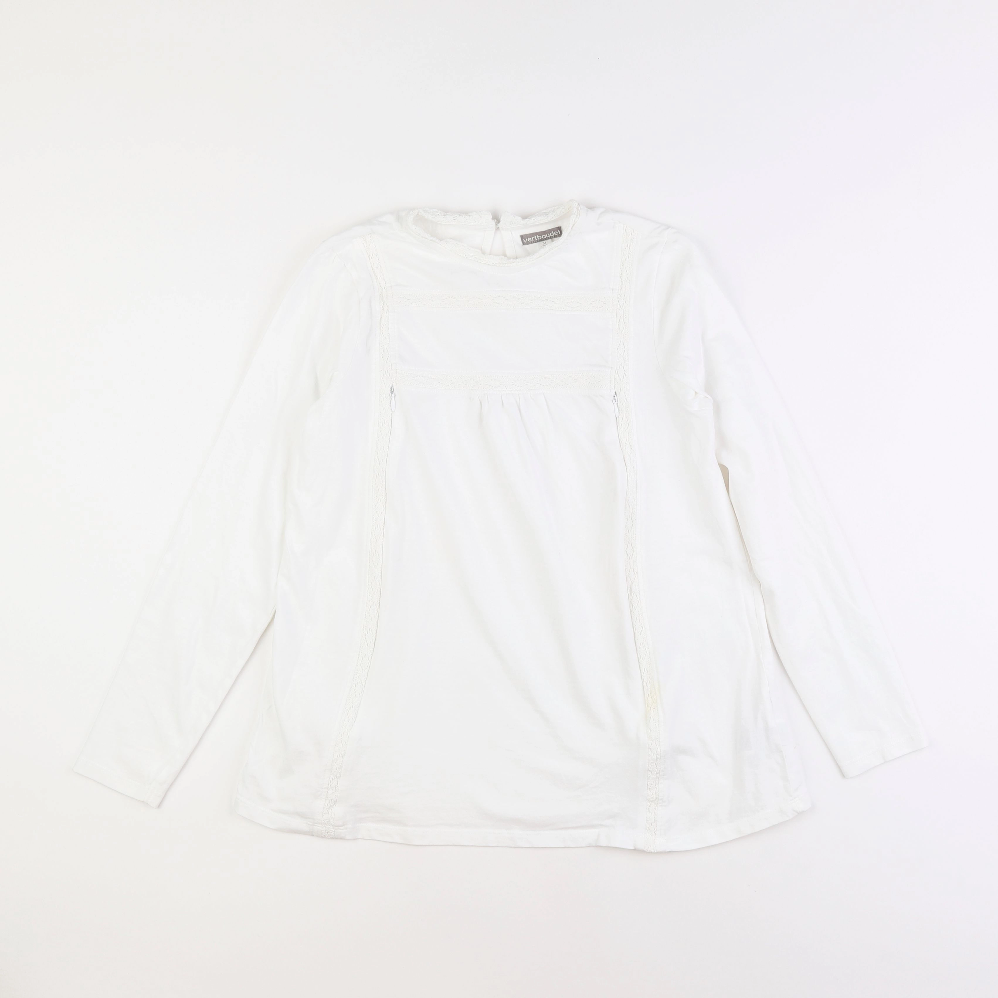 Vertbaudet - tee-shirt grossesse blanc - 34 à 36