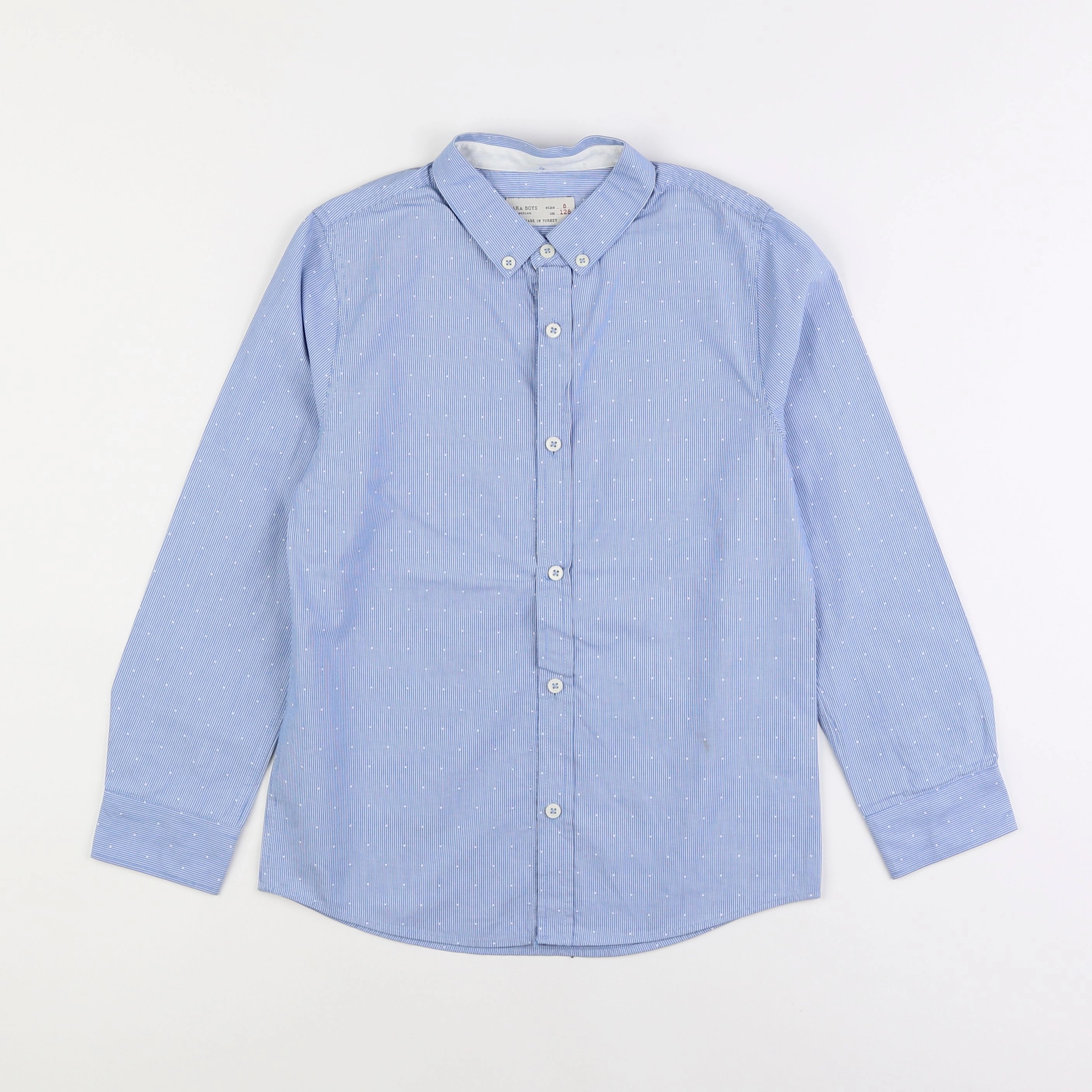 Zara - chemise bleu - 8 ans