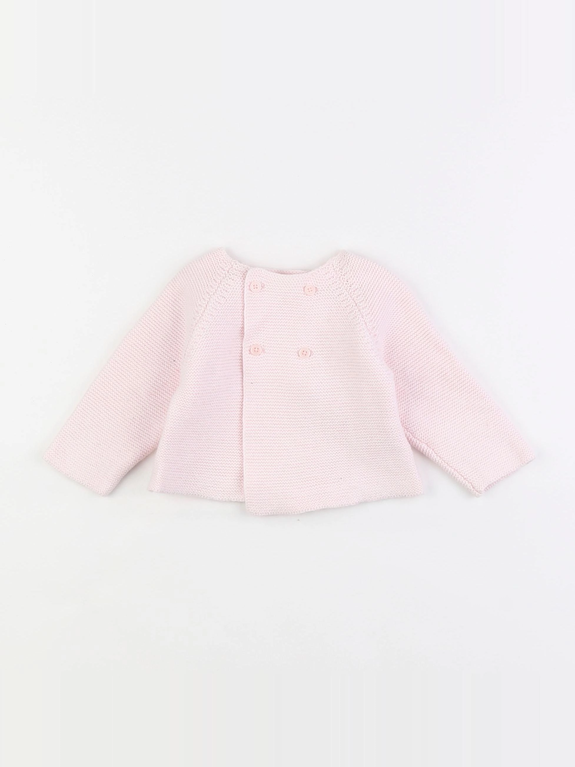 Boutchou - gilet rose - 6 mois