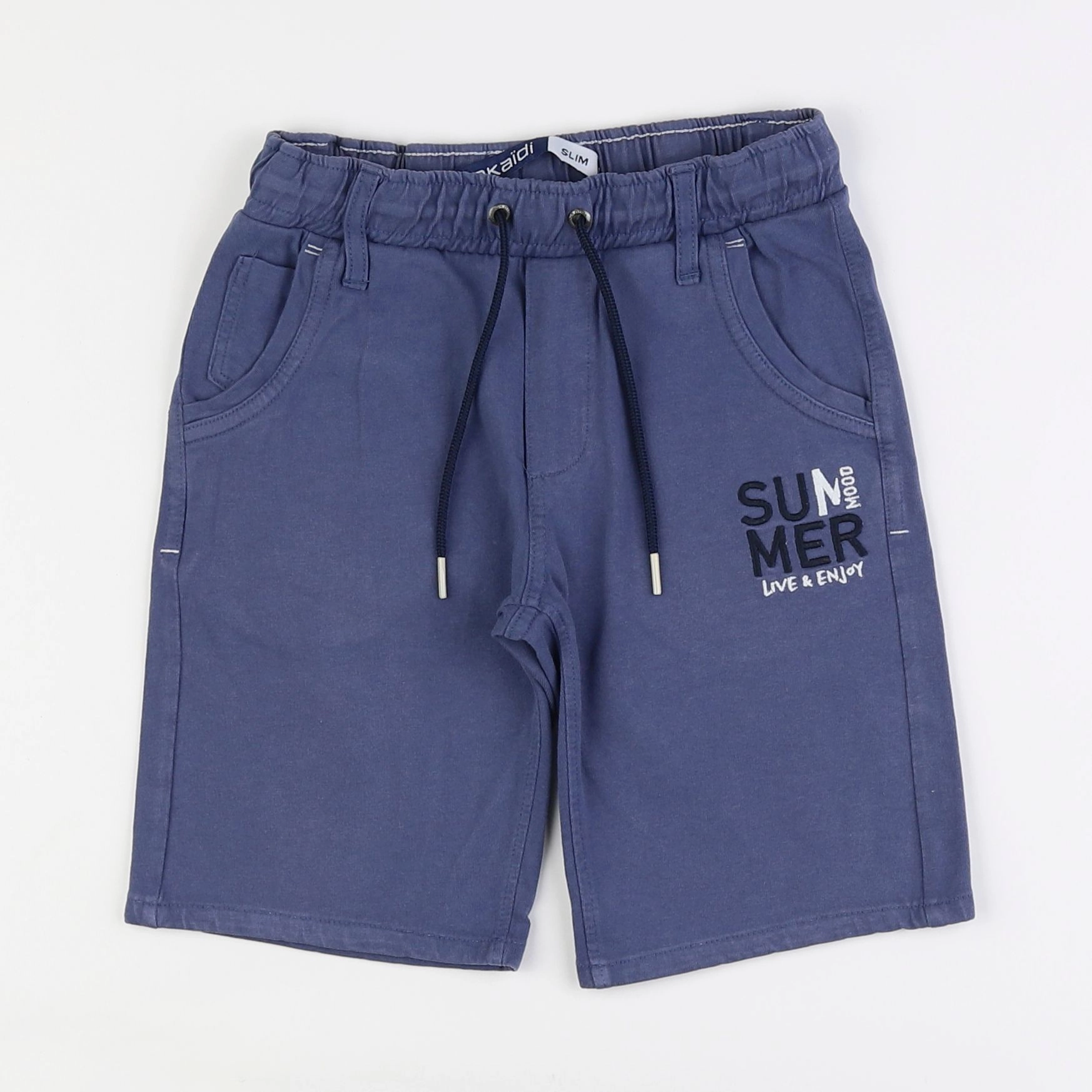 Okaidi - short bleu - 8 ans