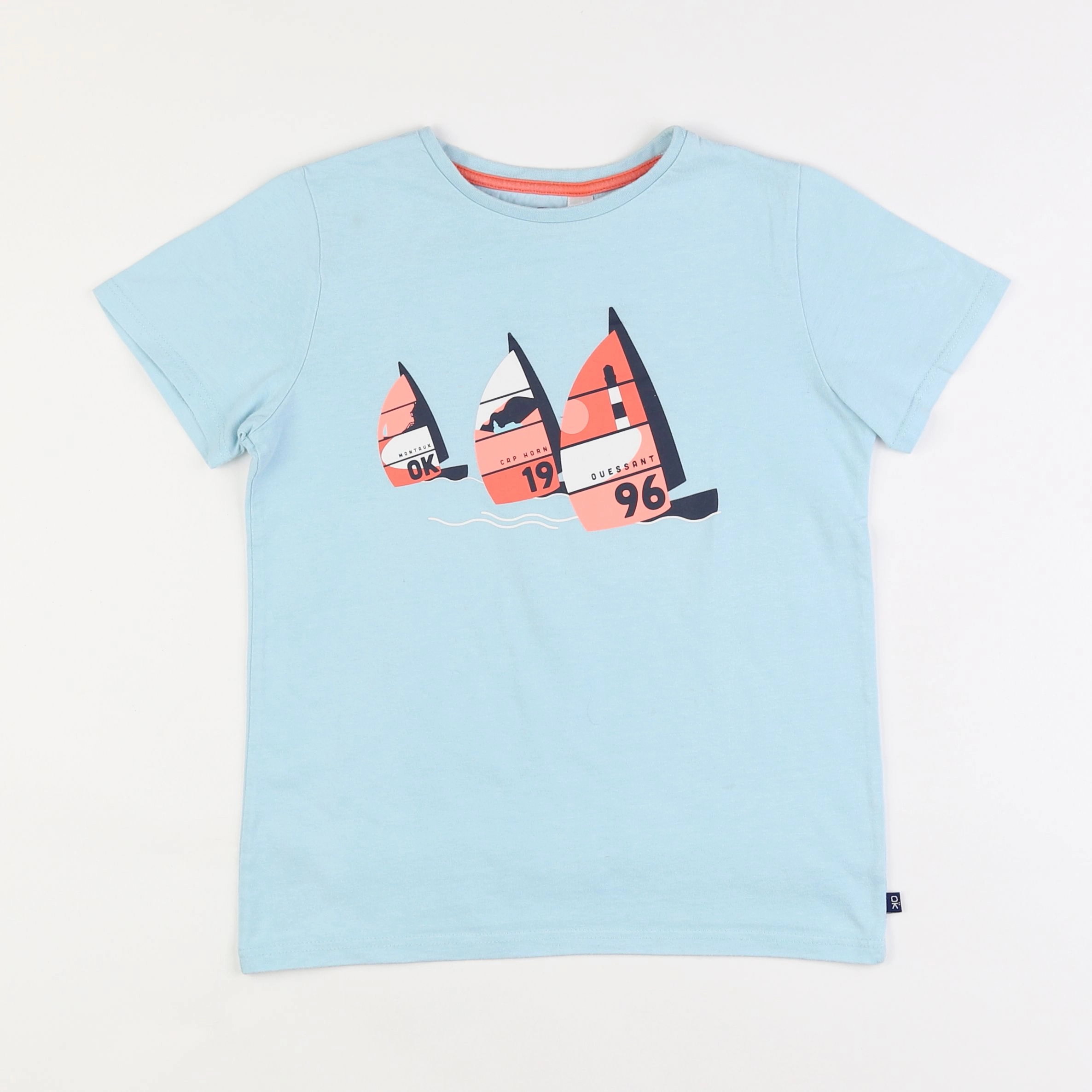 Okaidi - tee-shirt bleu - 10 ans