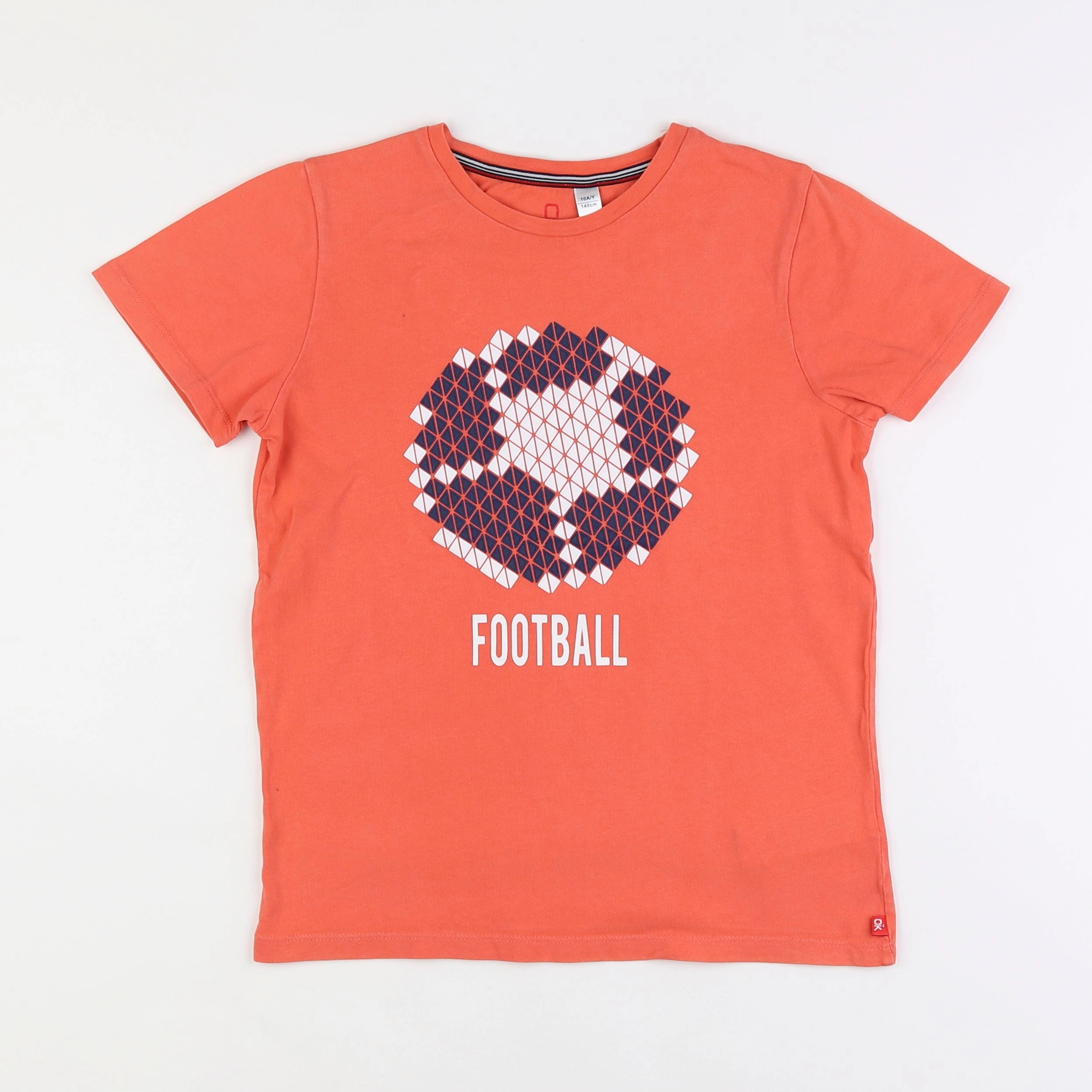 Okaidi - tee-shirt orange - 10 ans