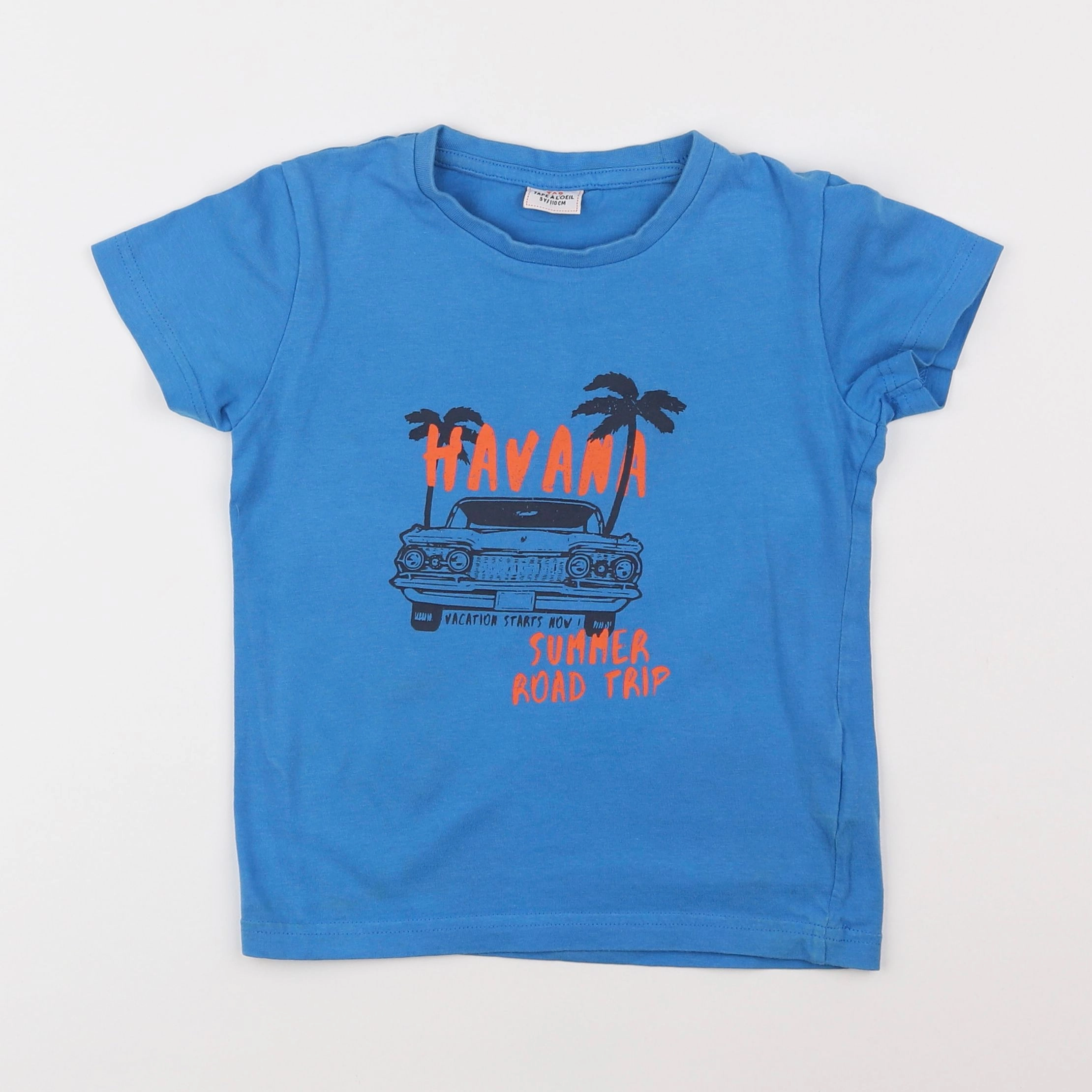 Tape à l'oeil - tee-shirt bleu - 5 ans