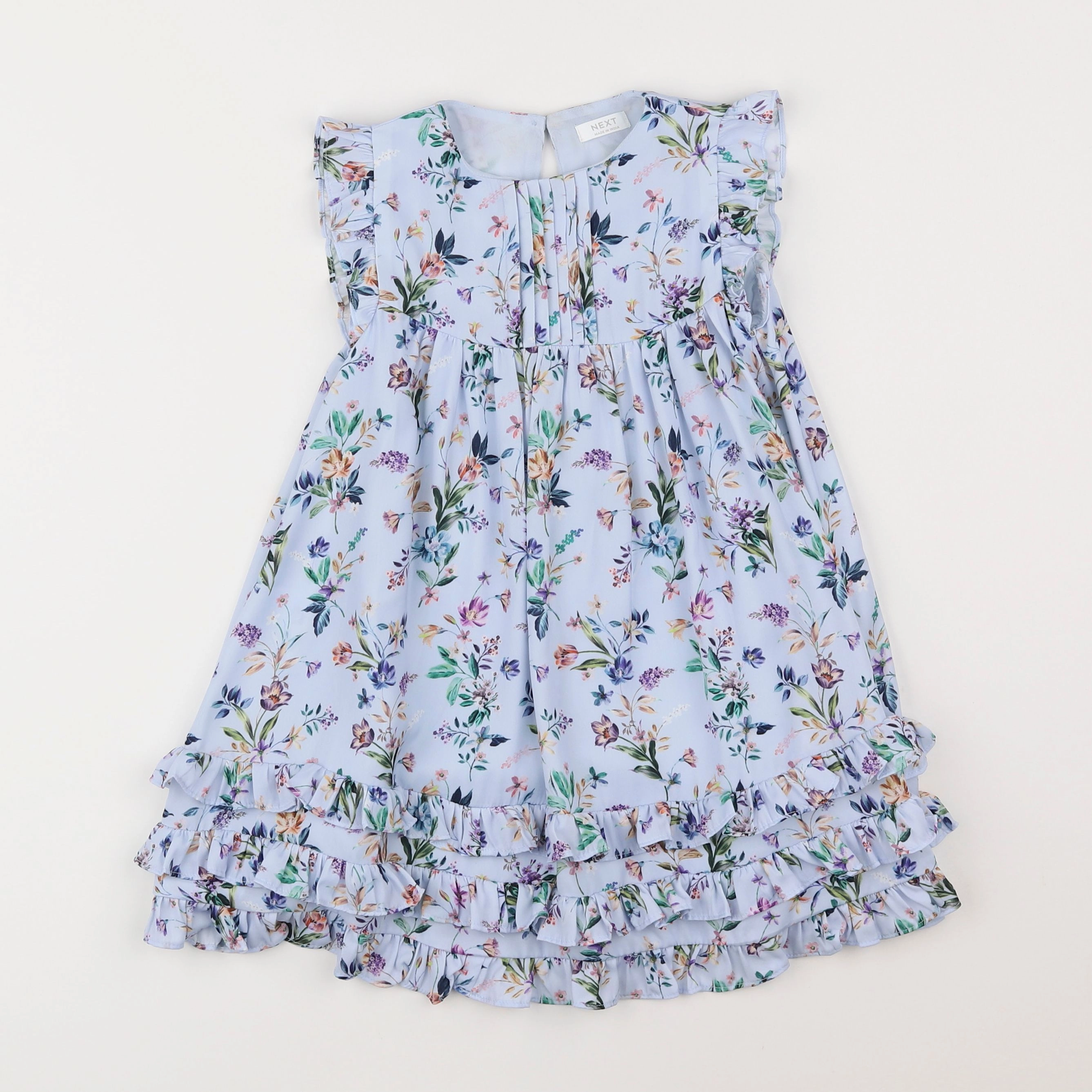 Next - robe bleu - 3 ans