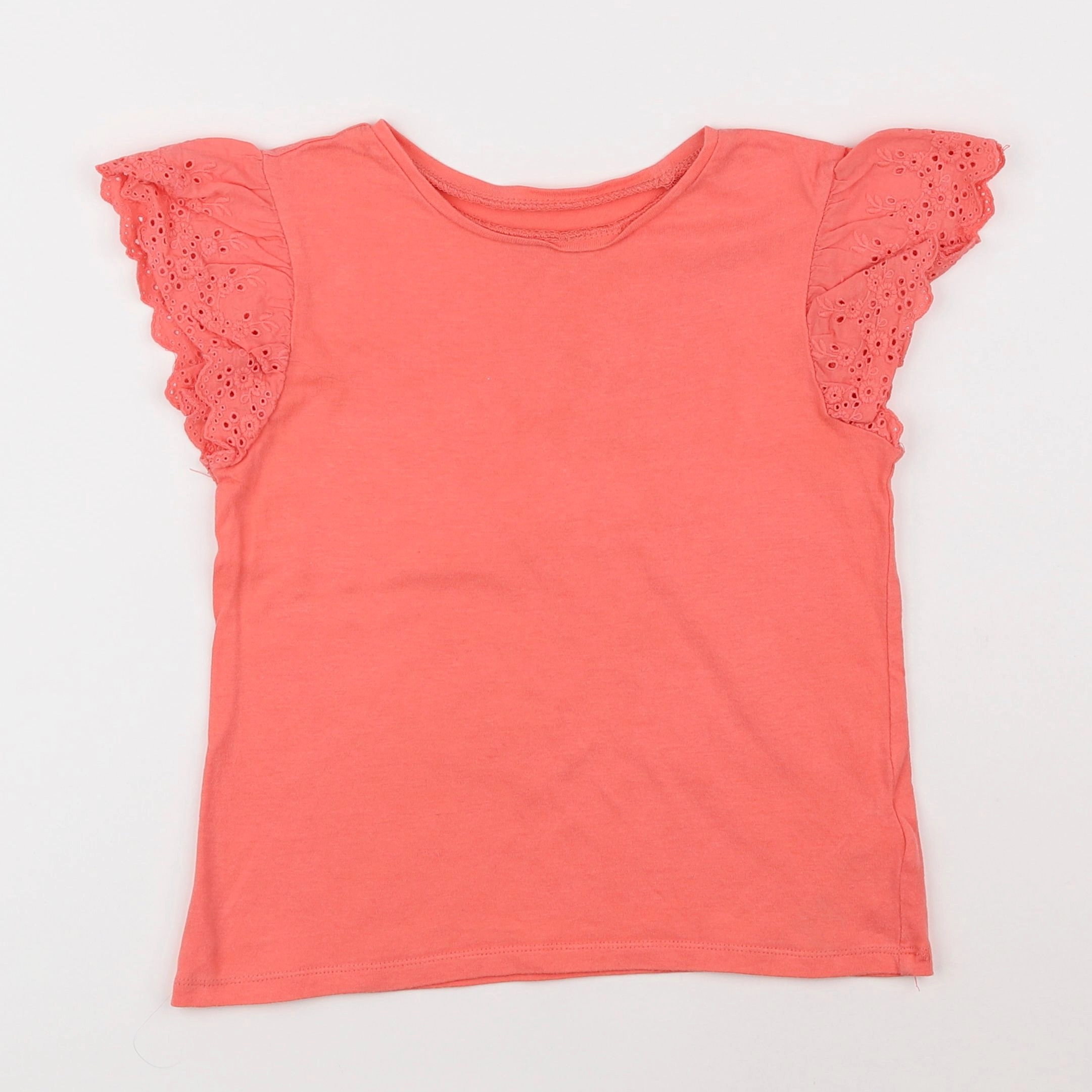 Vertbaudet - tee-shirt rose - 7 ans