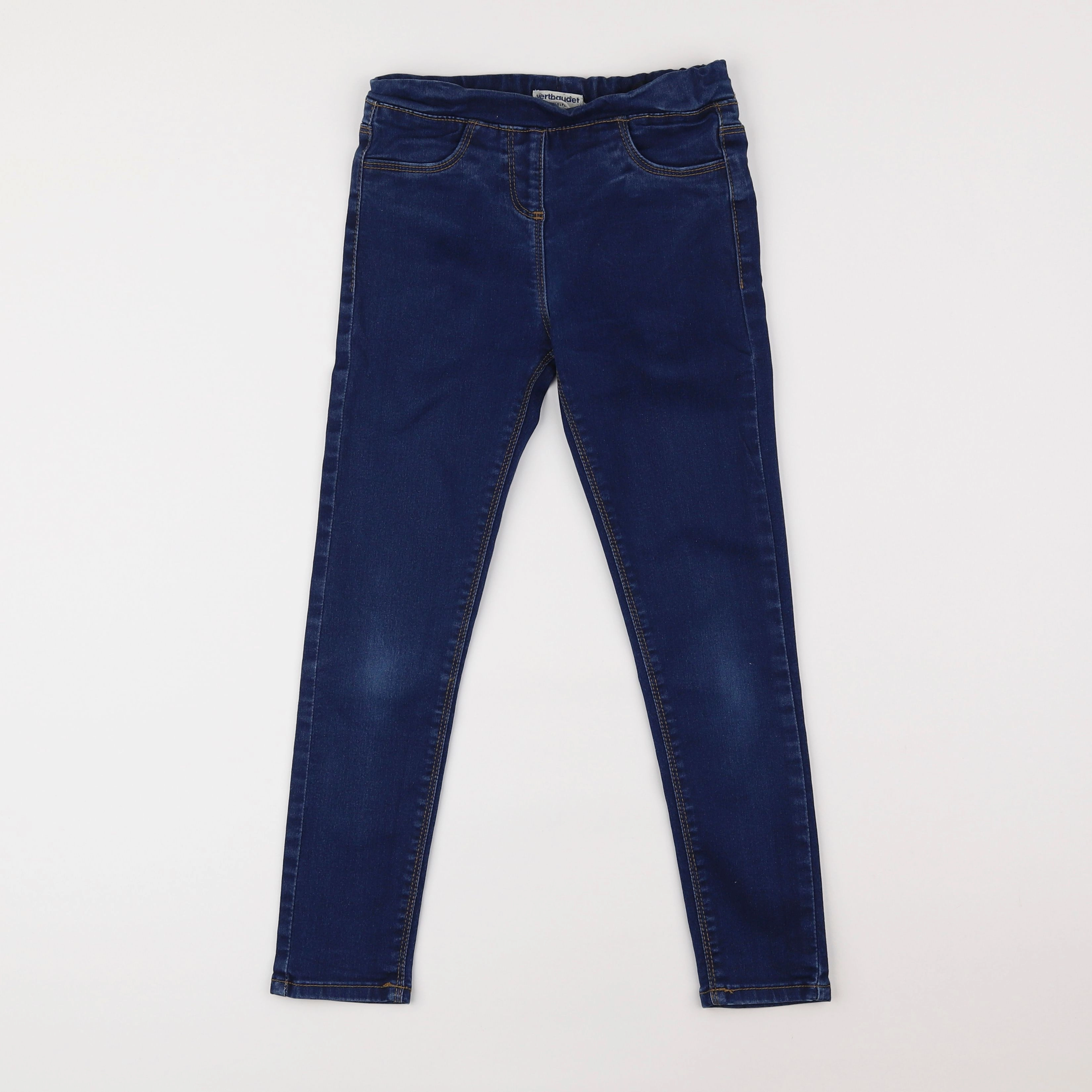 Vertbaudet - jegging bleu - 8 ans