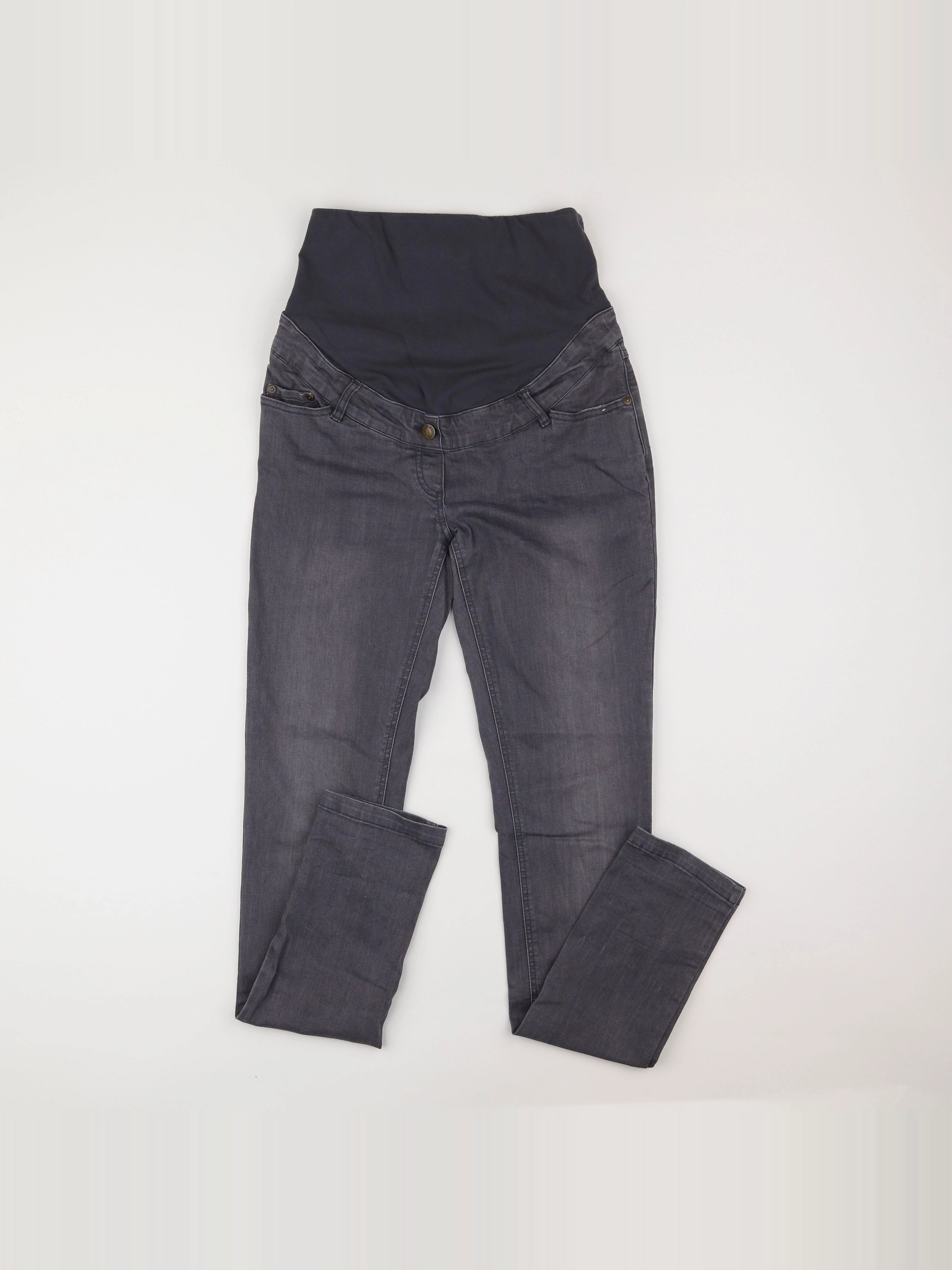 Vertbaudet - jean grossesse gris - 38