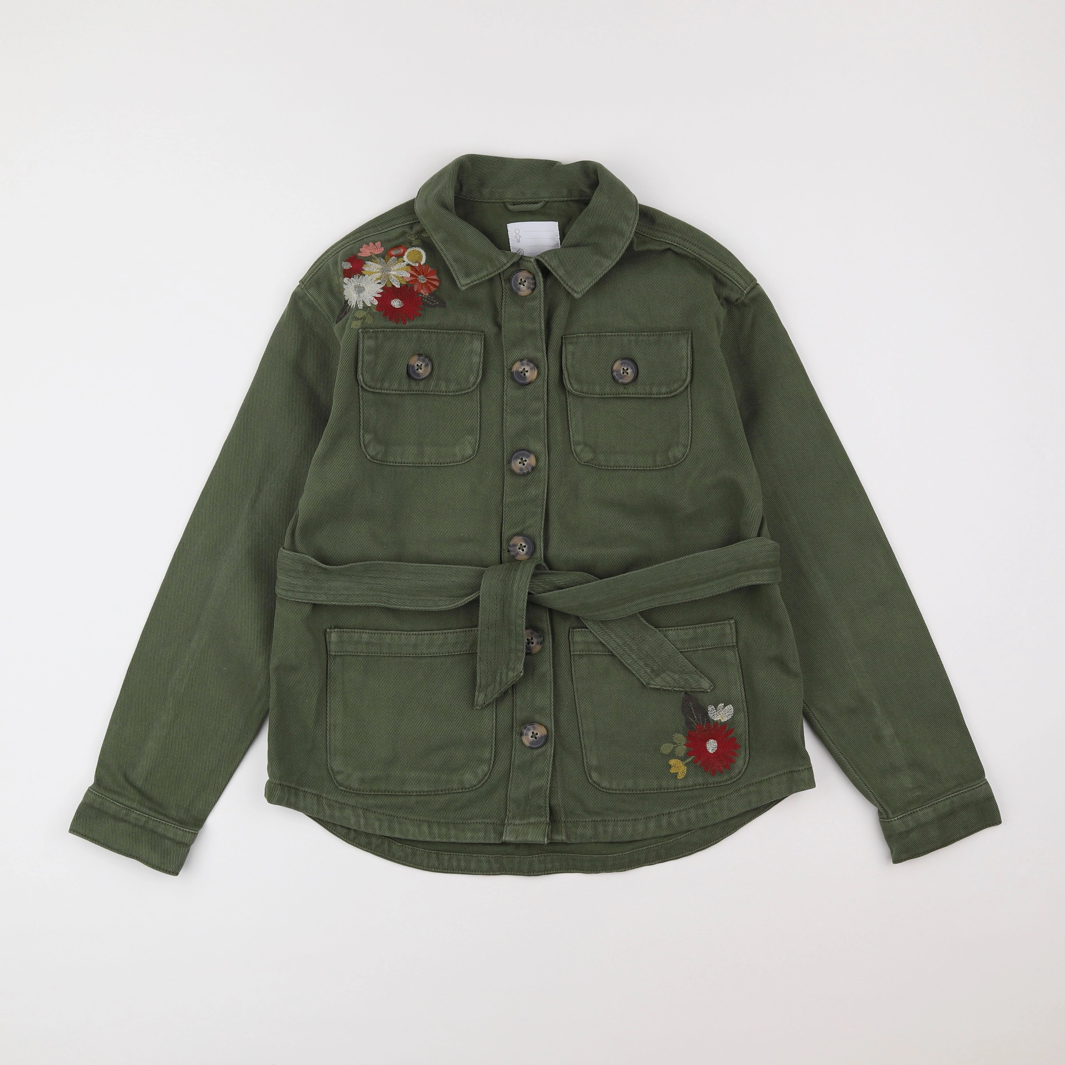 Vertbaudet - veste vert - 12 ans