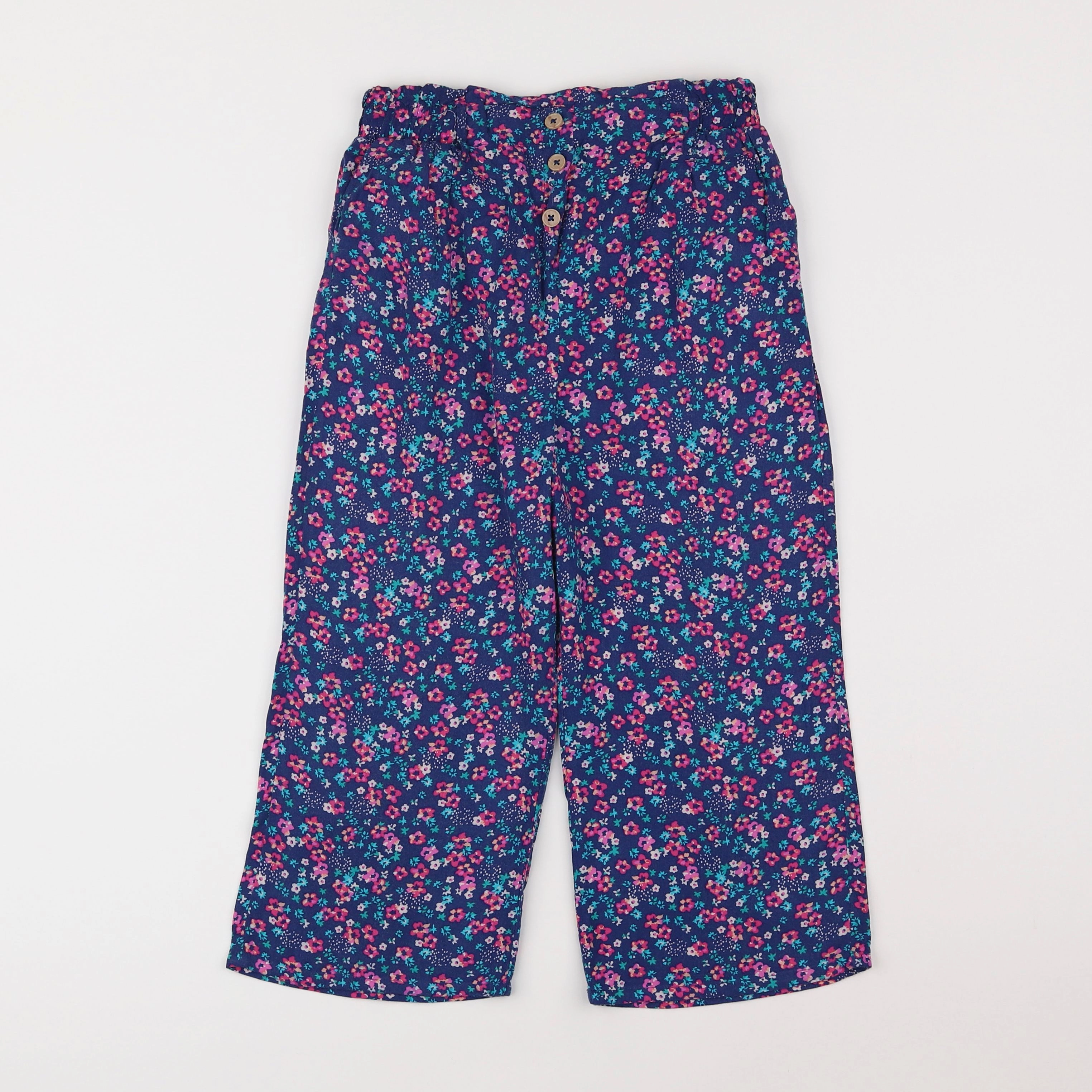 Vertbaudet - pantalon bleu - 10 ans