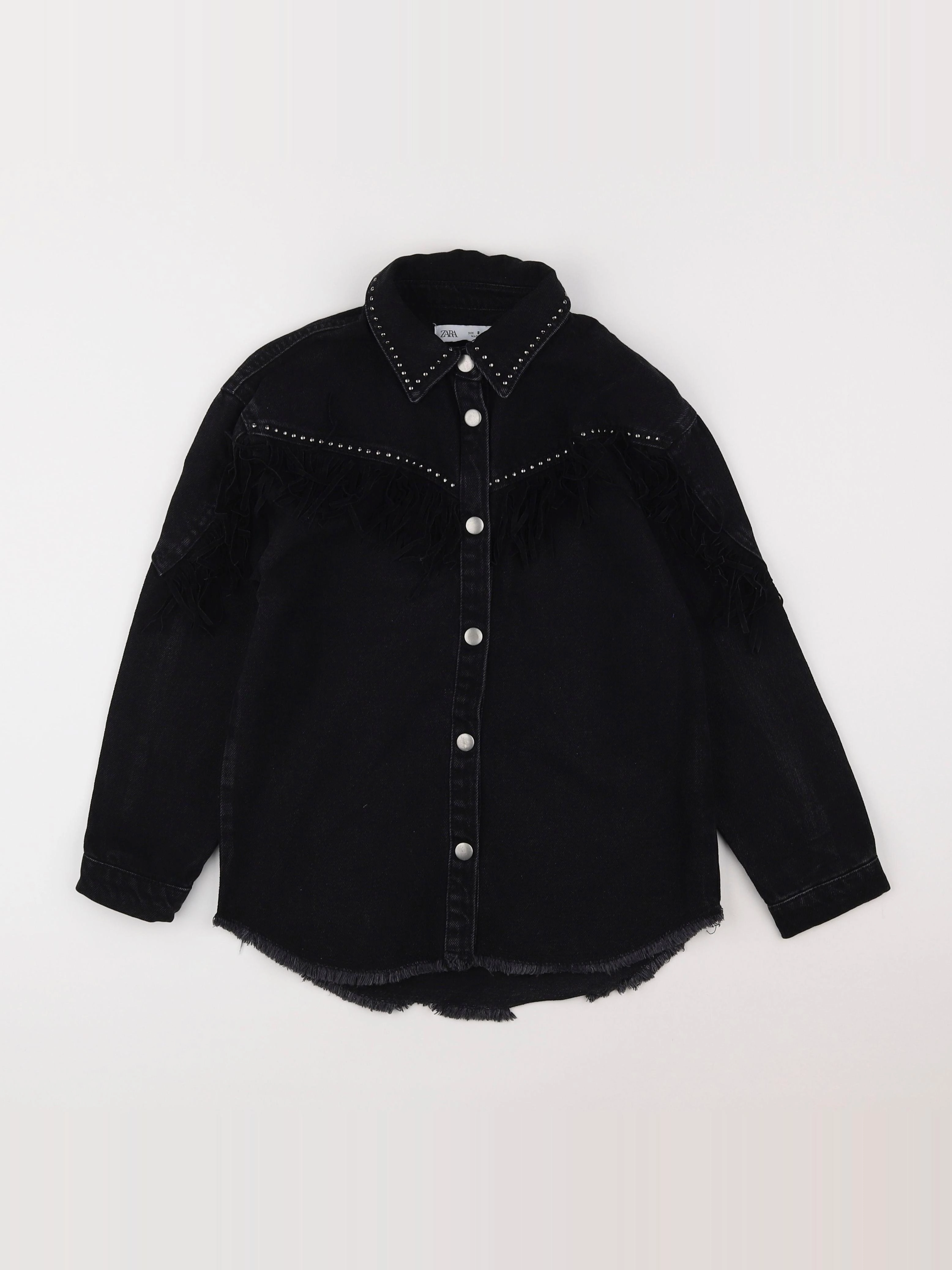 Zara - chemise noir - 8 ans