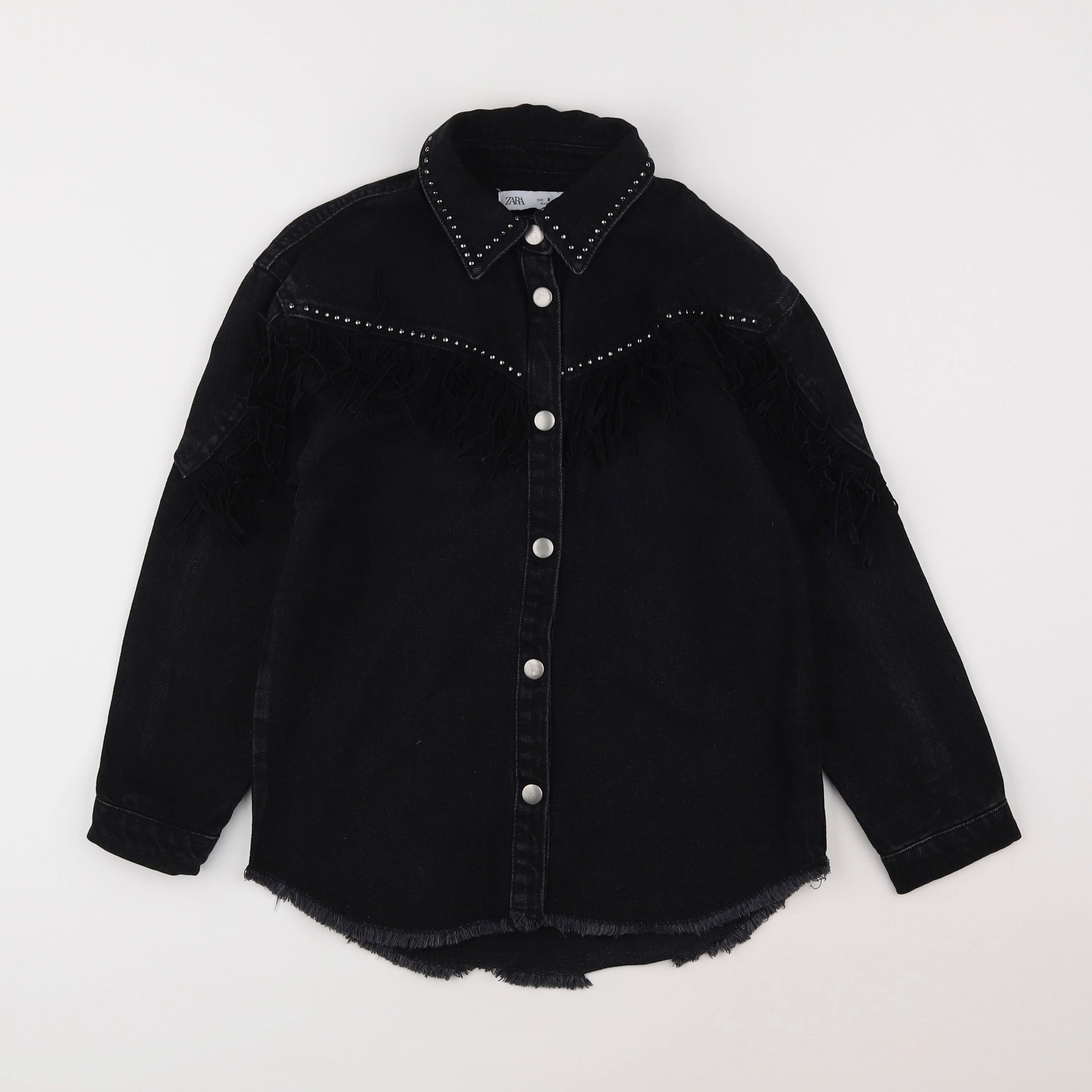 Zara - chemise noir - 8 ans