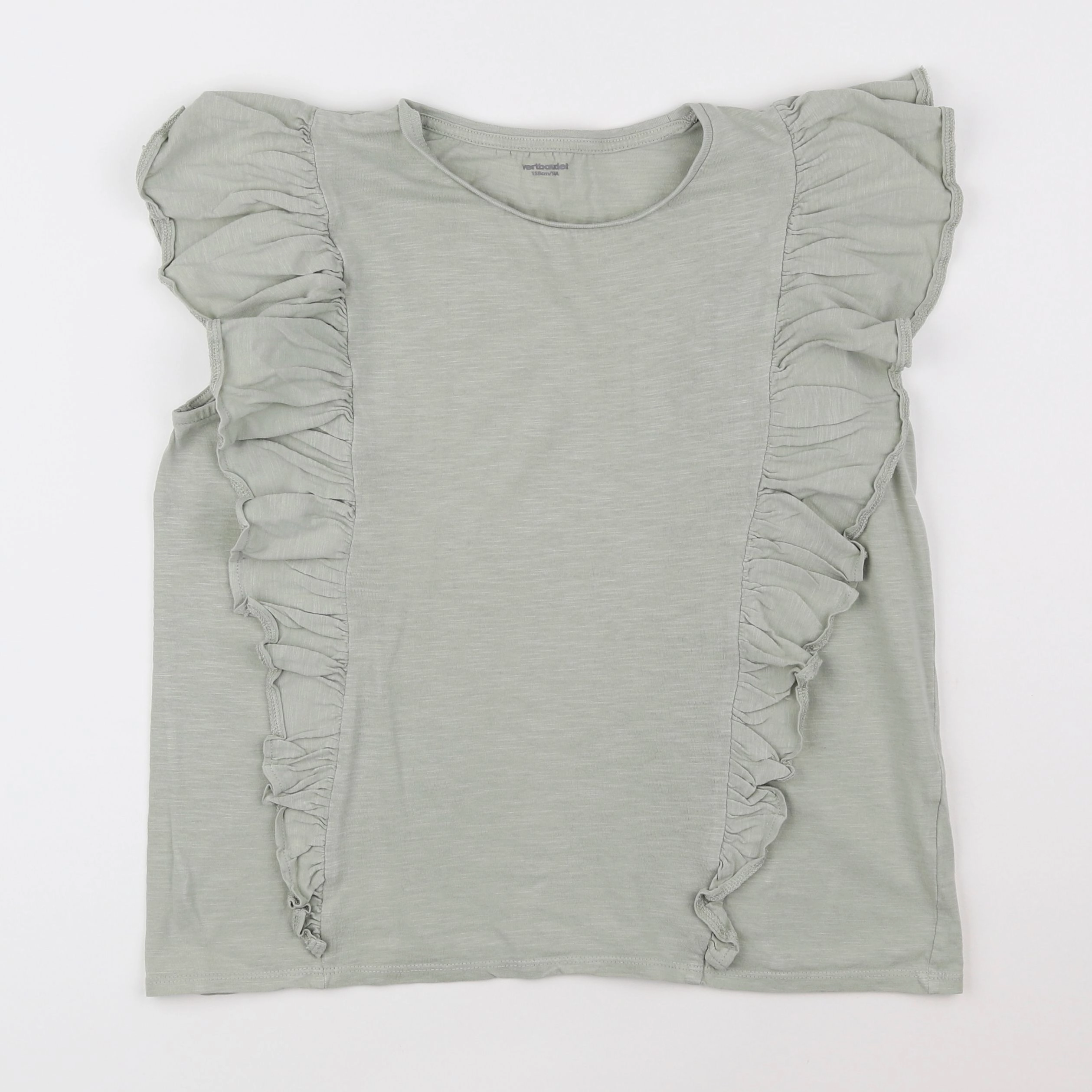 Vertbaudet - tee-shirt vert - 14 ans