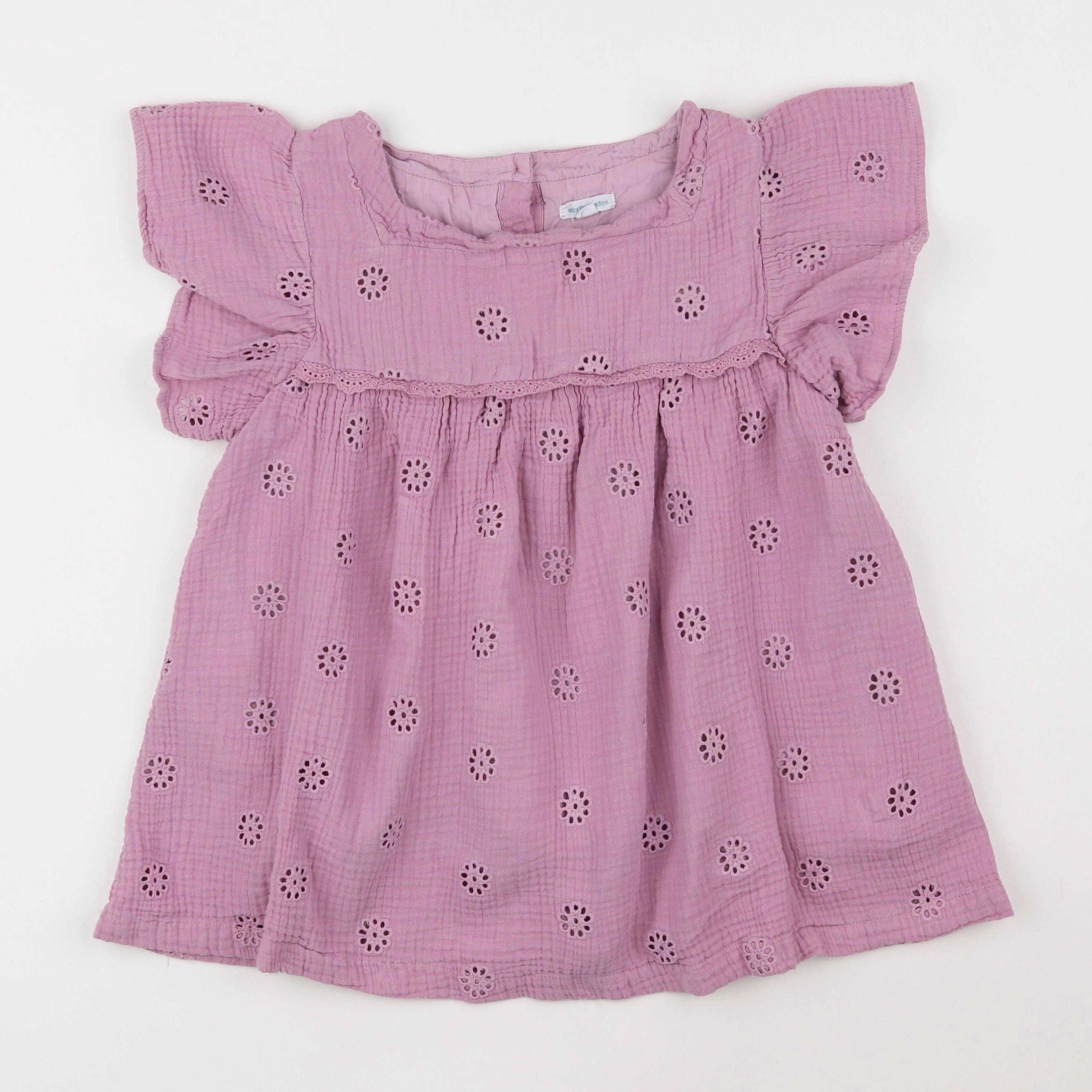 Vertbaudet - blouse violet - 14 ans